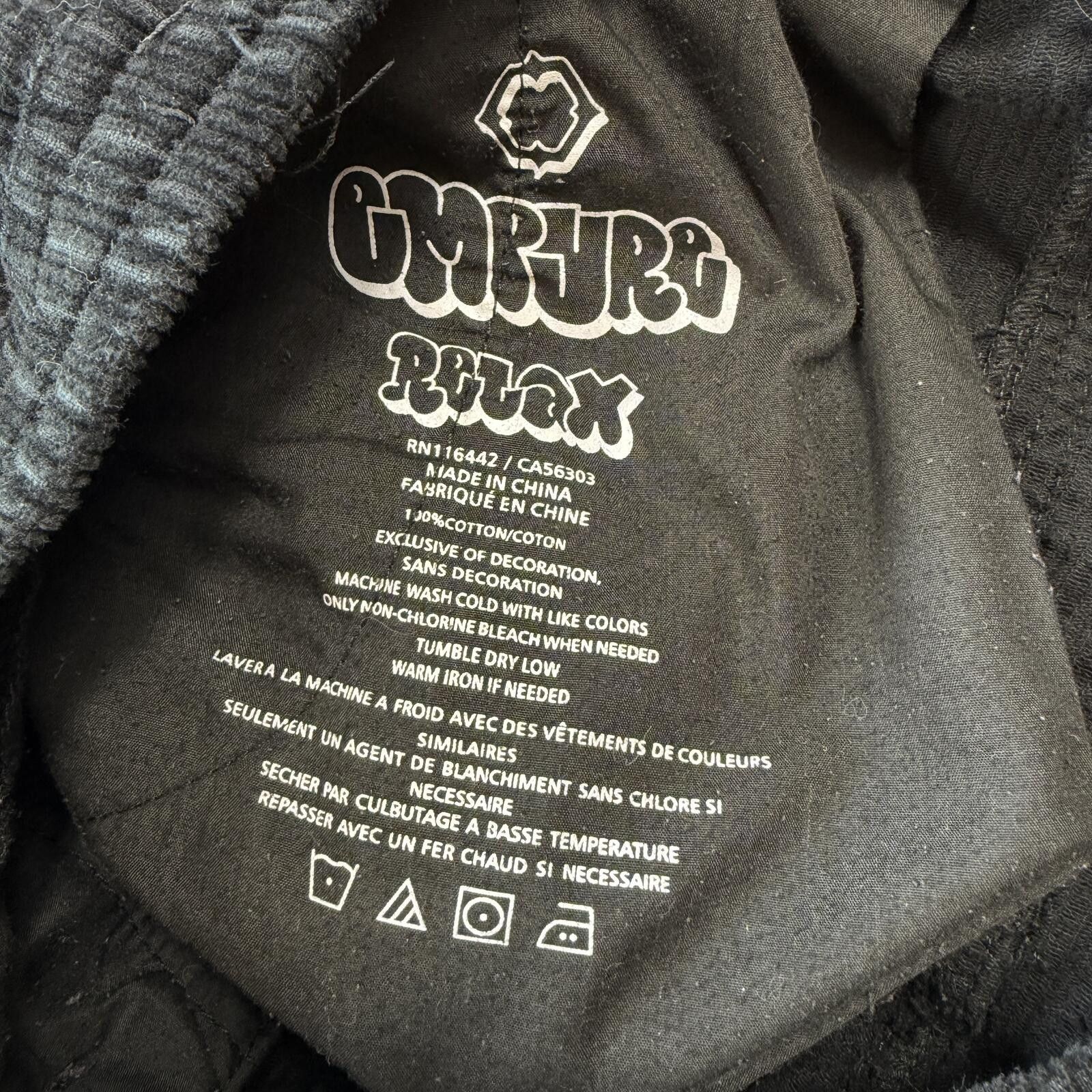 Empyre Y2K Empyre Black Corduroy Baggy Skate Pants Wide Leg M Size US 32 / EU 48 - 7 Thumbnail