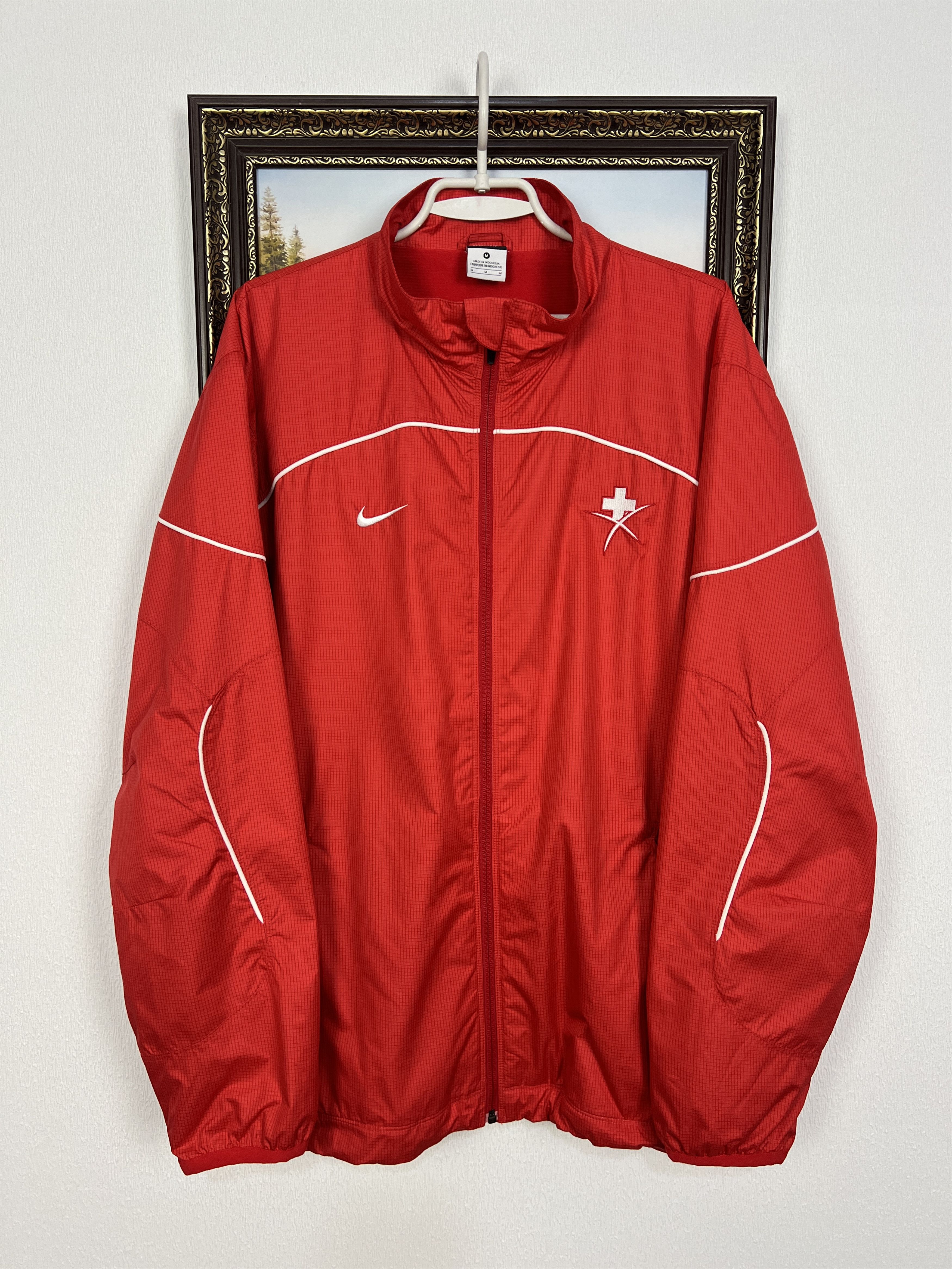 Nike Switzerland Ice Hockey National Team Jacket Track Top Rare Size US M / EU 48-50 / 2 - 1 Thumbnail