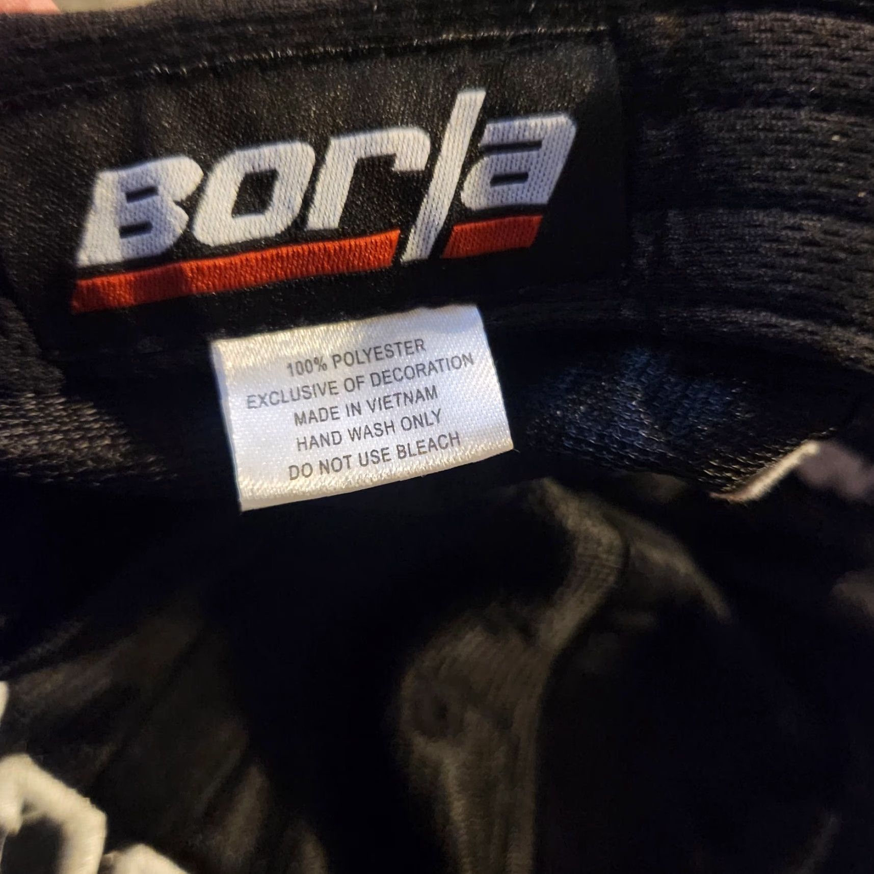Logo 7 Borla Exhaust Hat Cap Adjustable Strap Black Embroidered Logo Racing Cars Cap Size ONE SIZE - 6 Thumbnail
