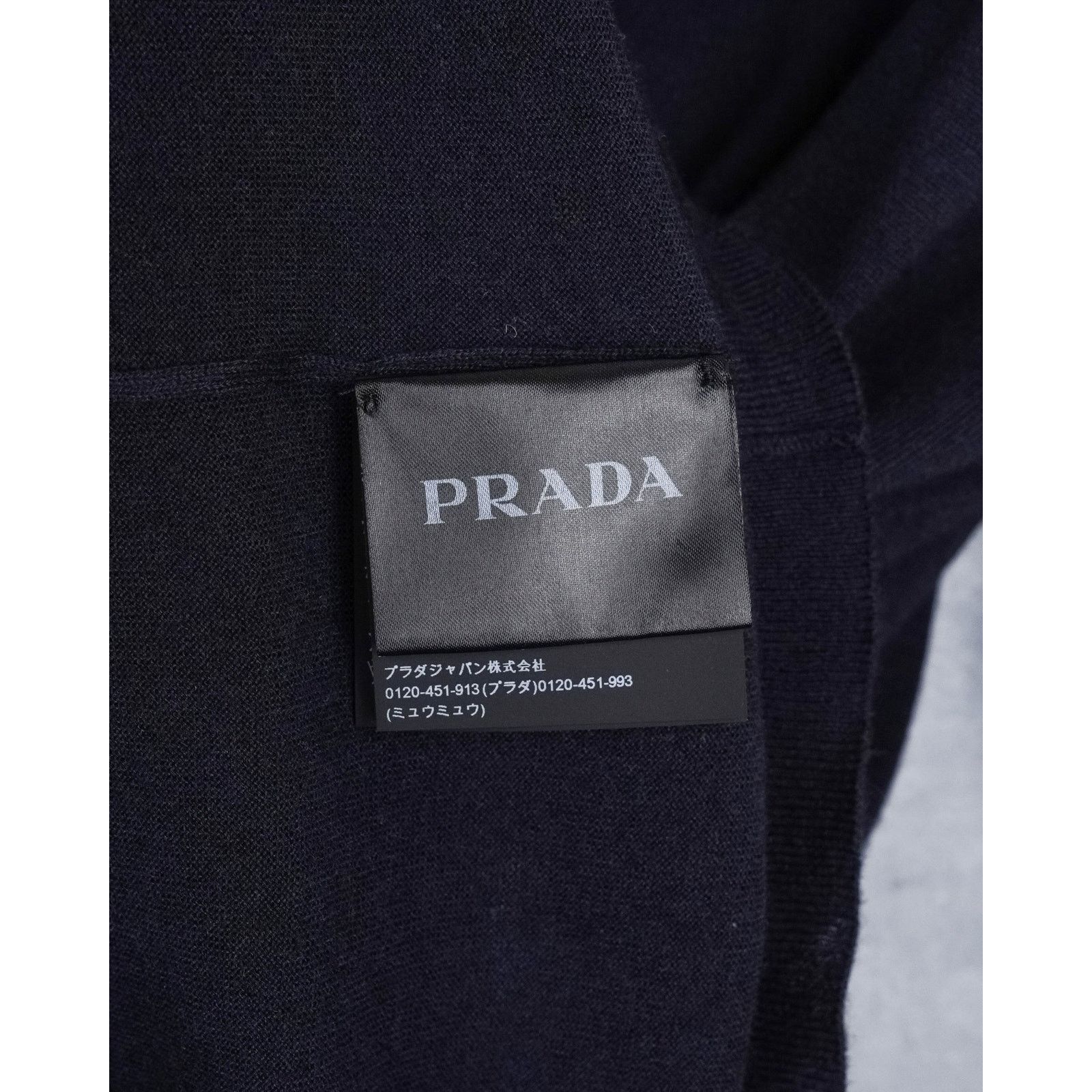 Prada Prada black cashmere silk roll neck knit jumper sweater Size US L / EU 52-54 / 3 - 9 Thumbnail