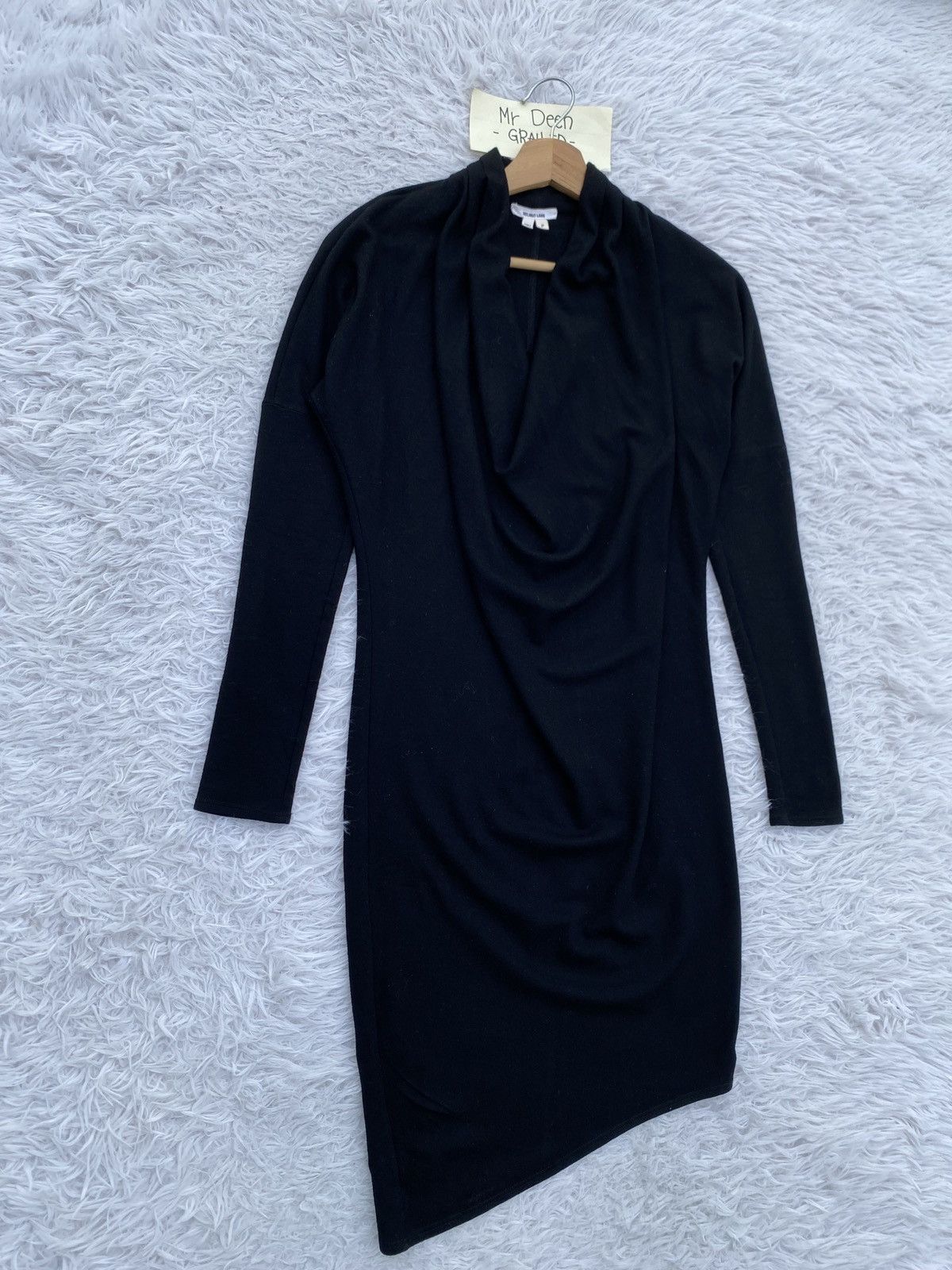 Helmut Lang Rare Helmut Lang Cowl Neck Black Dress Size S / US 4 / IT 40 - 2 Thumbnail