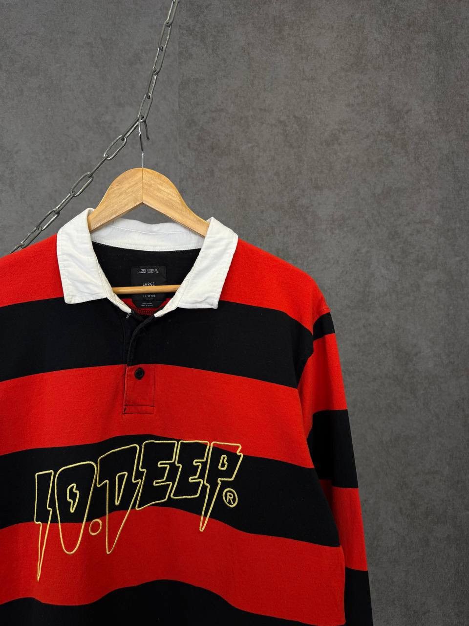 10 Deep 10 Deep designer striped center logo sweatshirt Size US L / EU 52-54 / 3 - 2 Thumbnail