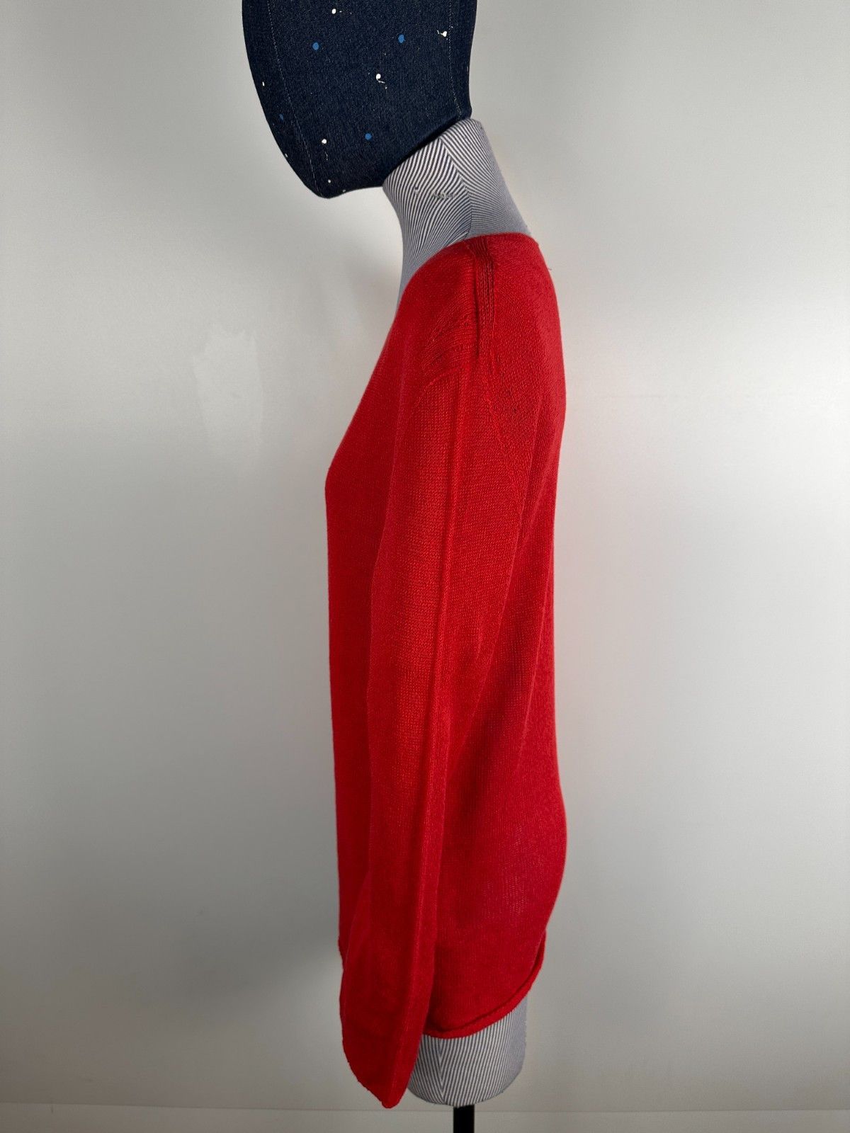 Massimo Dutti Massimo Dutti Linen Knited Long Sleeve Womens Red Size M Size M / US 6-8 / IT 42-44 - 4 Thumbnail