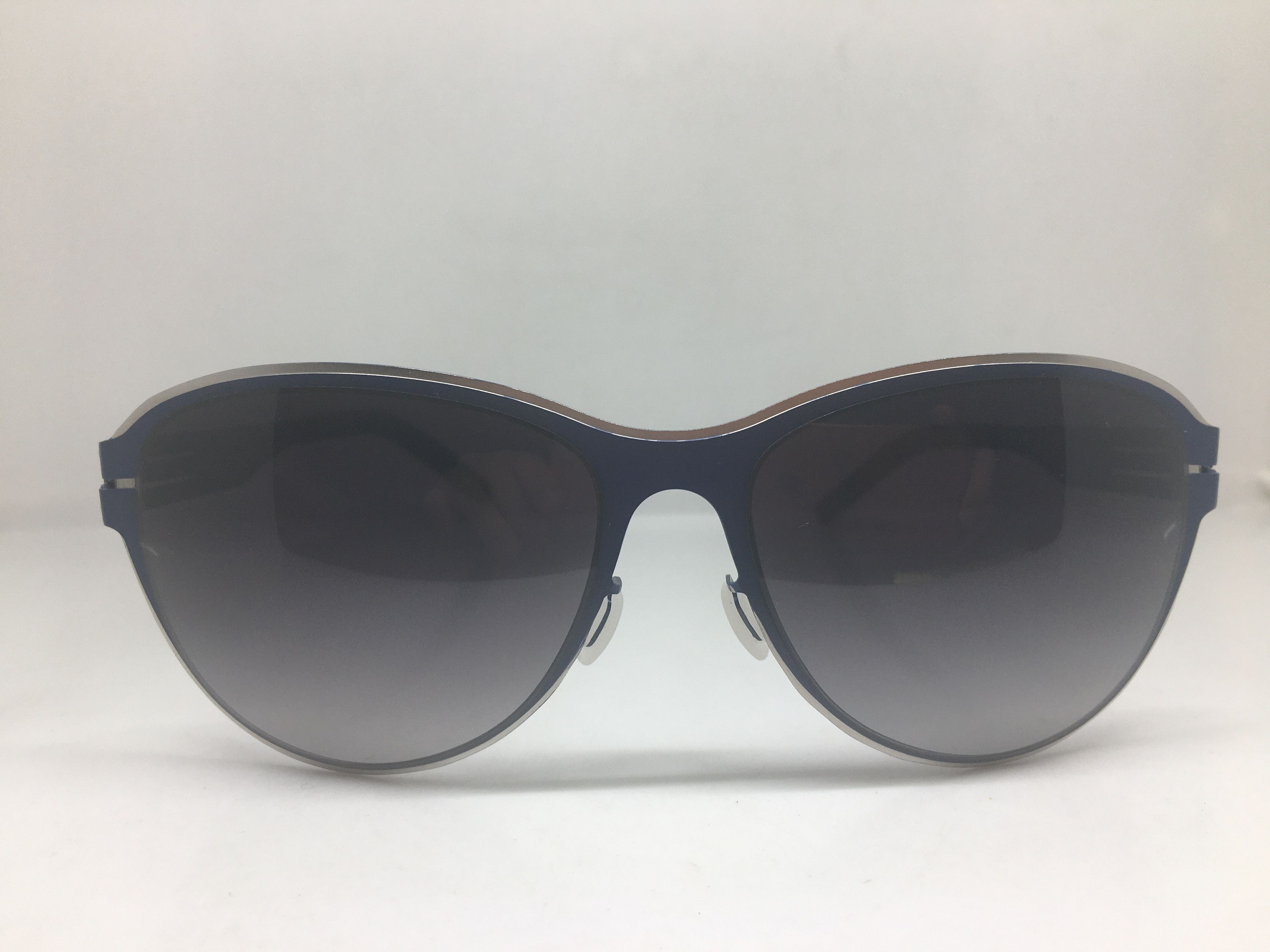Other Silver Blue Alloy Sunglasses Frame Size ONE SIZE - 2 Thumbnail
