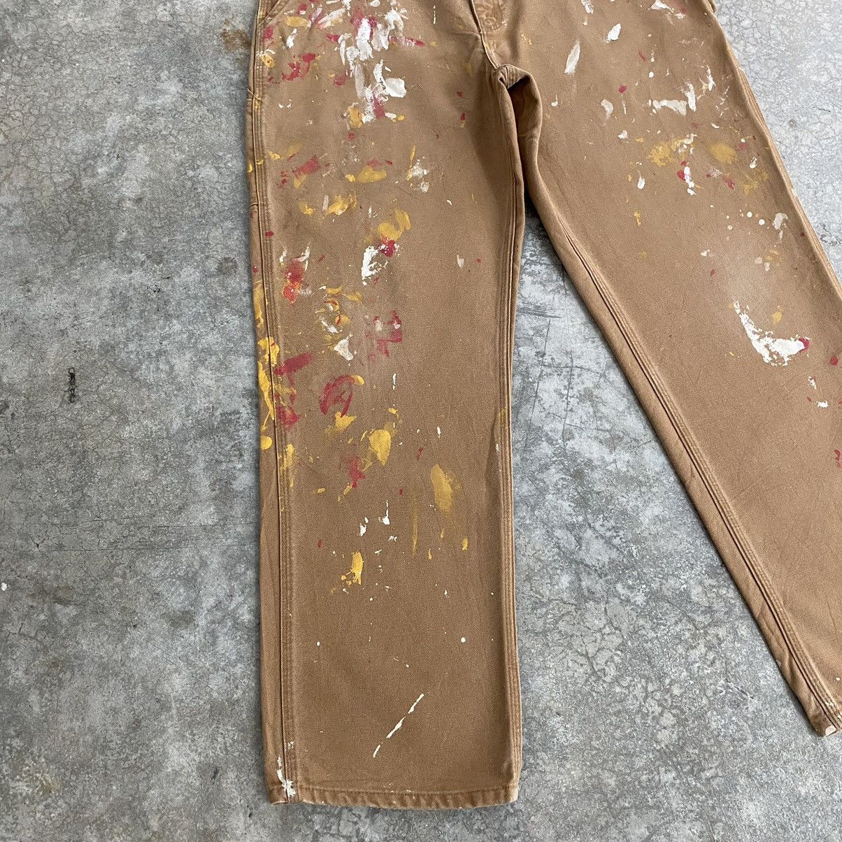 Carhartt Vintage Carhartt Tan Splatter Painter Workwear Pants Size US 33 - 7 Thumbnail