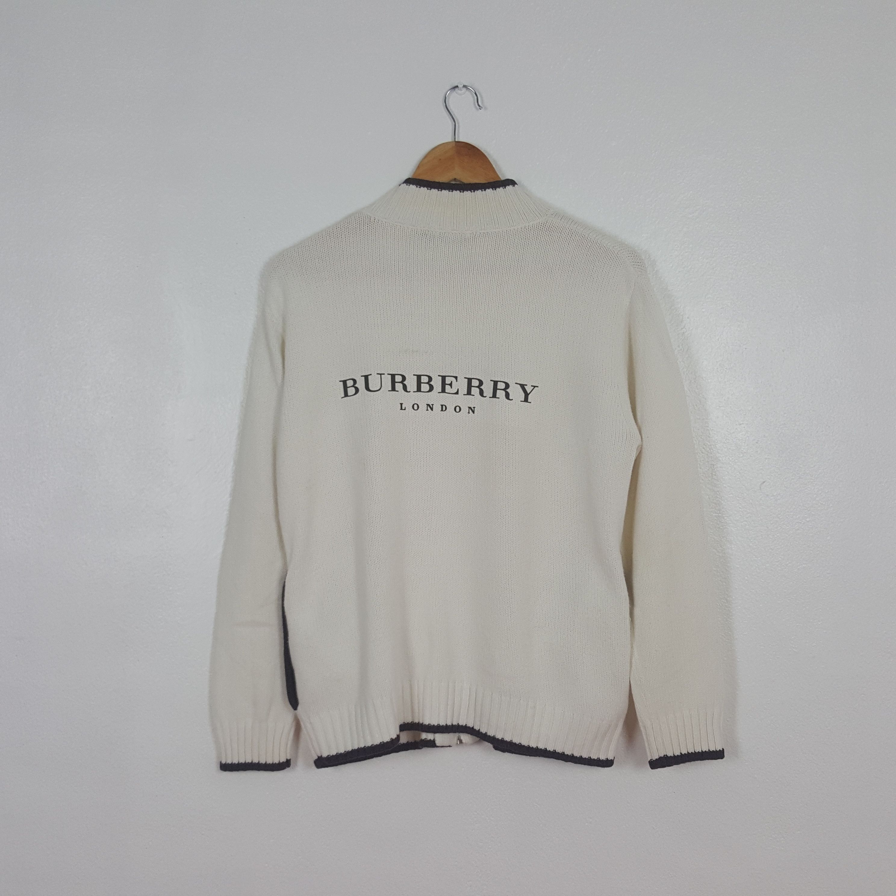 Burberry Vintage Burberry Black Label Sweater Jacket C307N8 Size US S / EU 44-46 / 1 - 3 Thumbnail