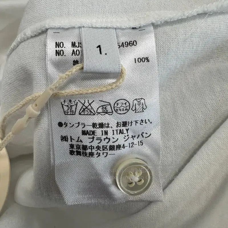 Thom Browne Thom Browne White Cotton Women's T-Shirt . Size S / US 4 / IT 40 - 4 Thumbnail