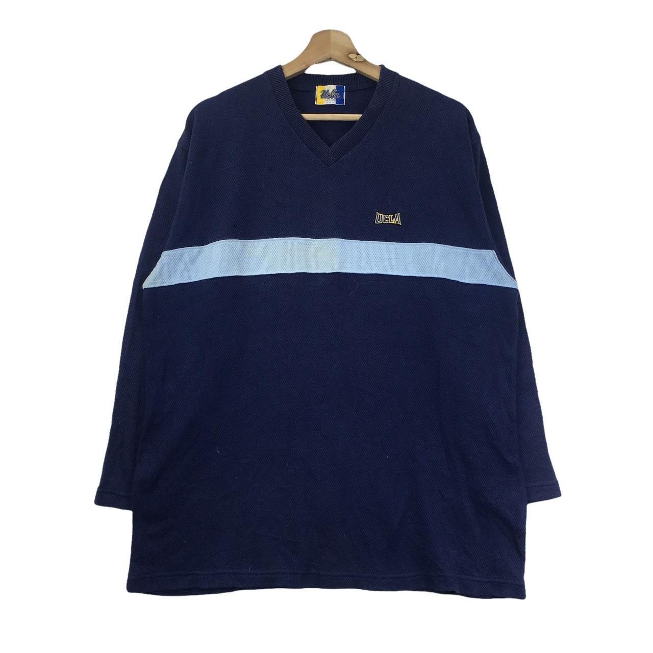 Vintage Vtg 90’ UCLA UNIVERSITY CALIFORNIA V-Neck Sweatshirt Size L / US 10 / IT 46 - 1 Thumbnail