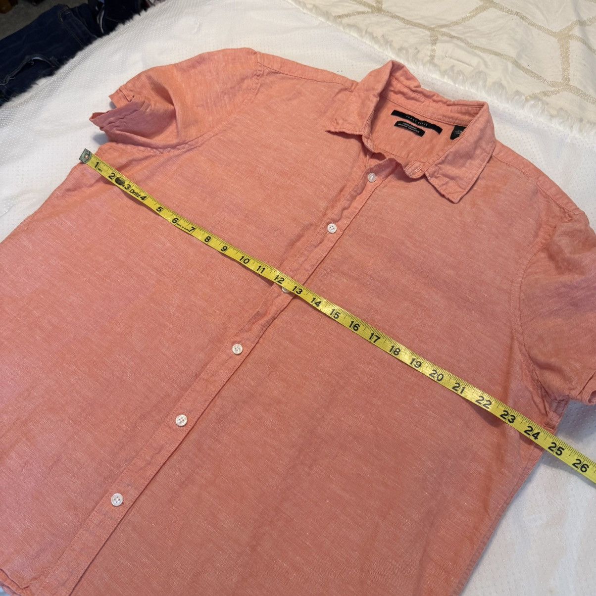 Perry Ellis Perry Ellis Linen Blend Button Down Shirt Men’s Size XXL Size US XXL / EU 58 / 5 - 5 Thumbnail