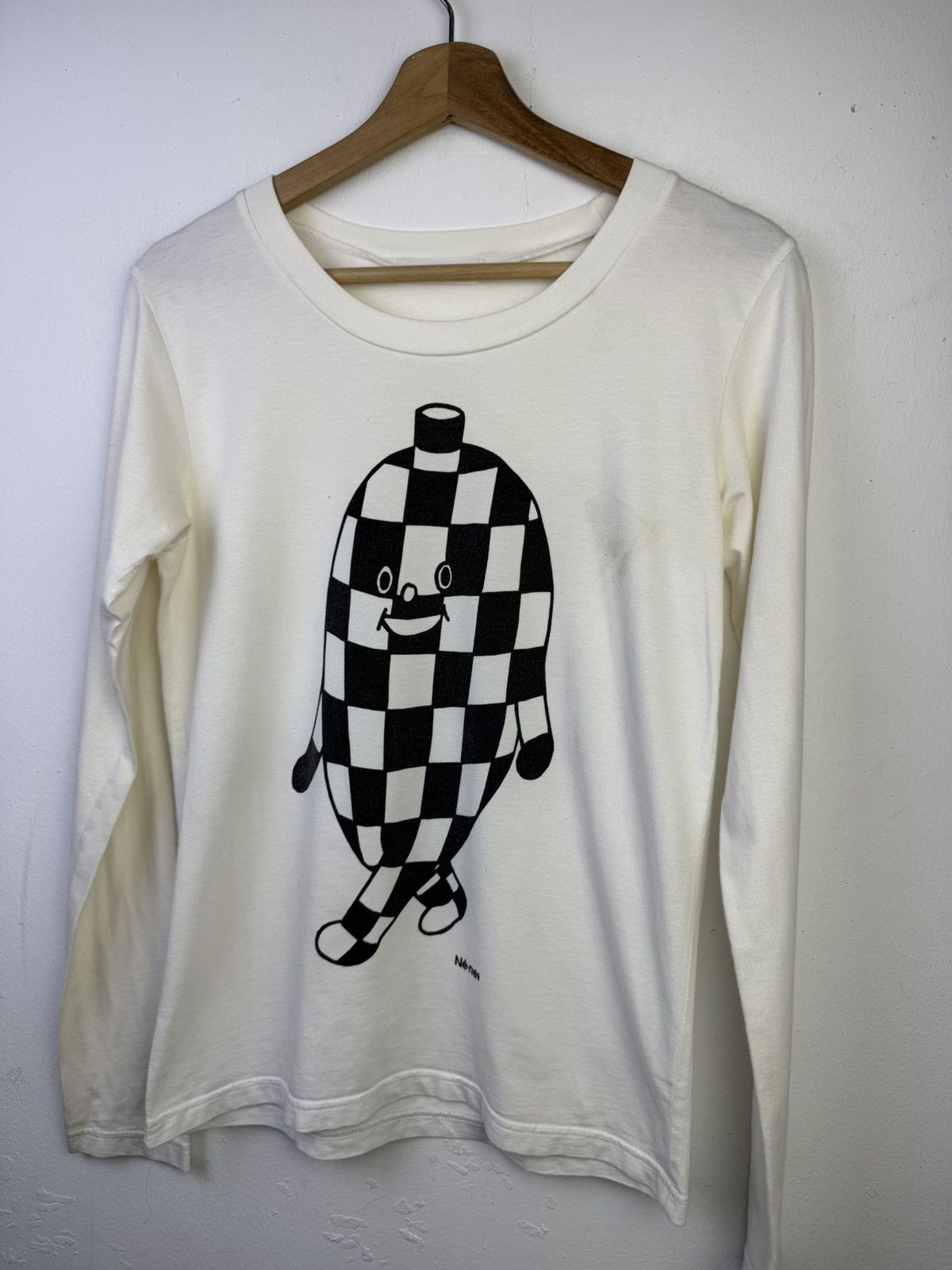 Ne-Net Ne-net long-sleeve t-shirt with checkered character graphic Size S / US 4 / IT 40 - 3 Thumbnail