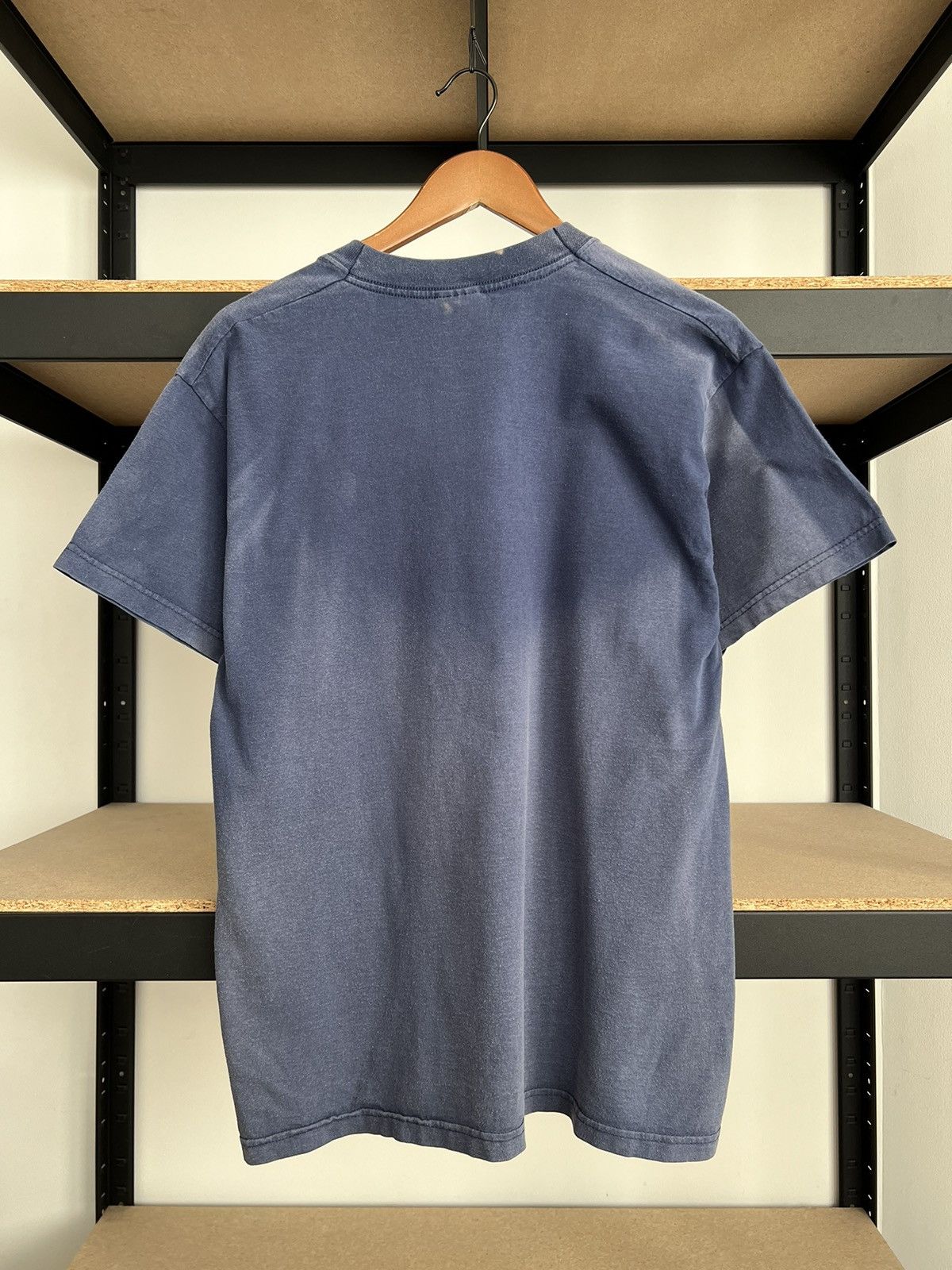 Band Tees Vintage 2000s Deftones Virgin Mary Y2k Faded Navy T-shirt Size US M / EU 48-50 / 2 - 2 Thumbnail