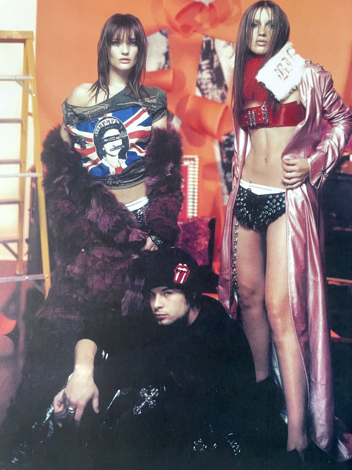 Chrome Hearts × Vintage Chrome Hearts close up girls 8x11 magazine cutout Poster Size ONE SIZE - 2 Thumbnail