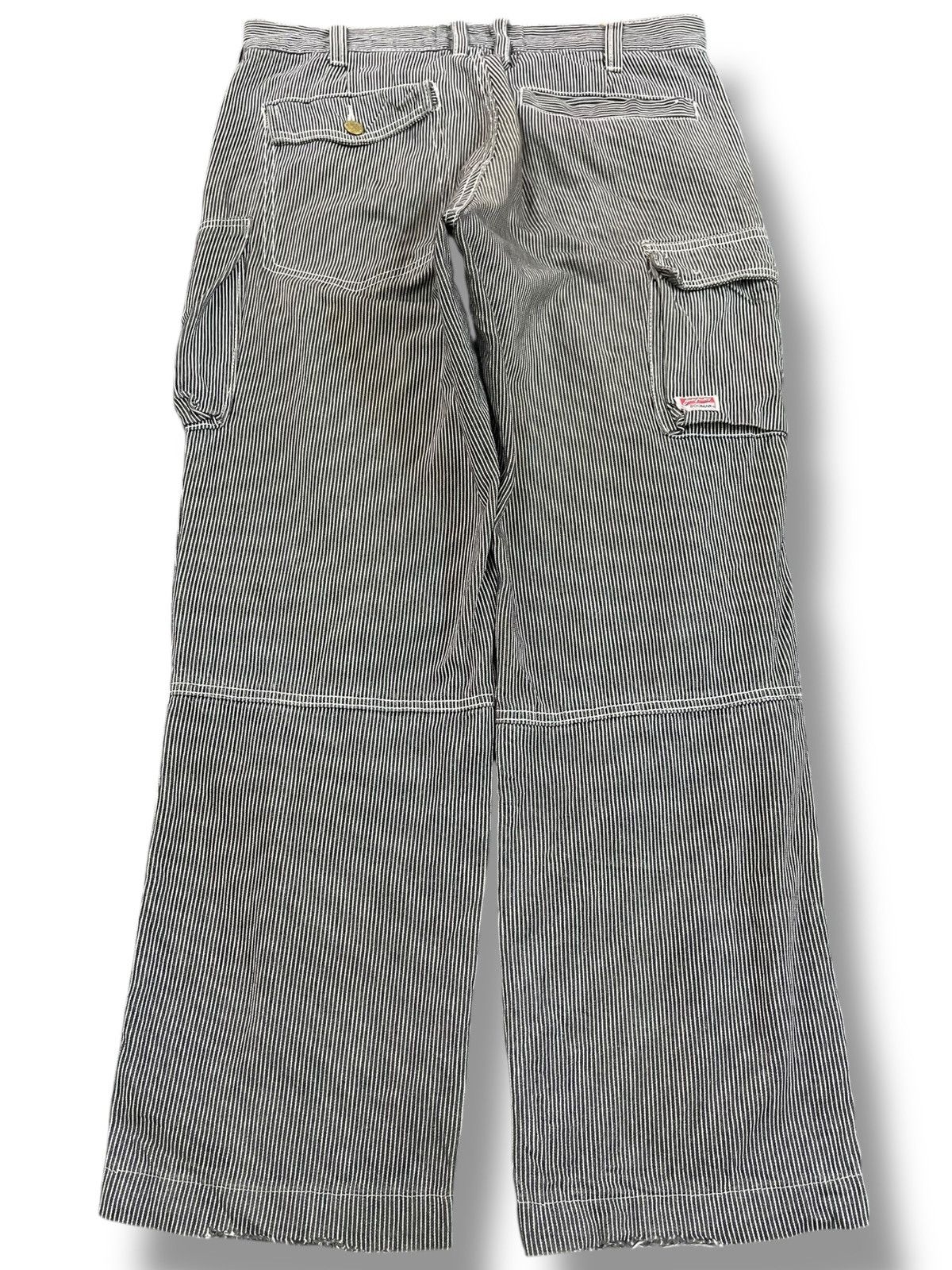 Japanese Brand Vintage Dogman Hickory Baggy Cargo Denim Size US 32 / EU 48 - 7 Thumbnail