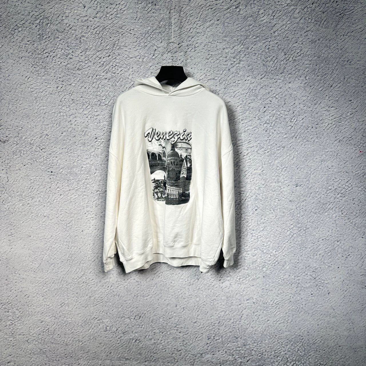 Balenciaga balenciaga venice graphic white hoodie Size US M / EU 48-50 / 2 - 1 Thumbnail