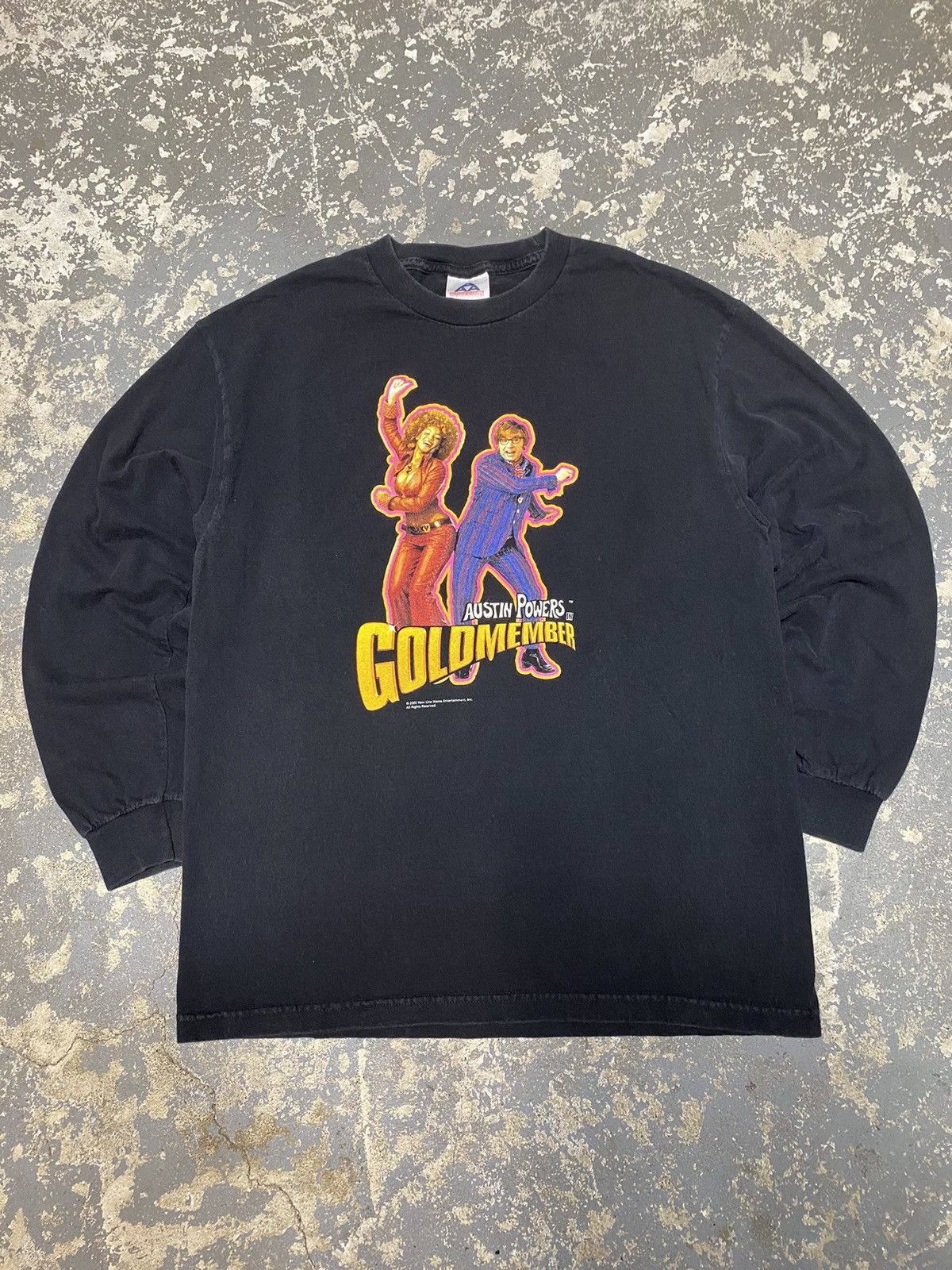 Vintage Austin Powers Goldmember 2002 Movie Promo Long Sleeve