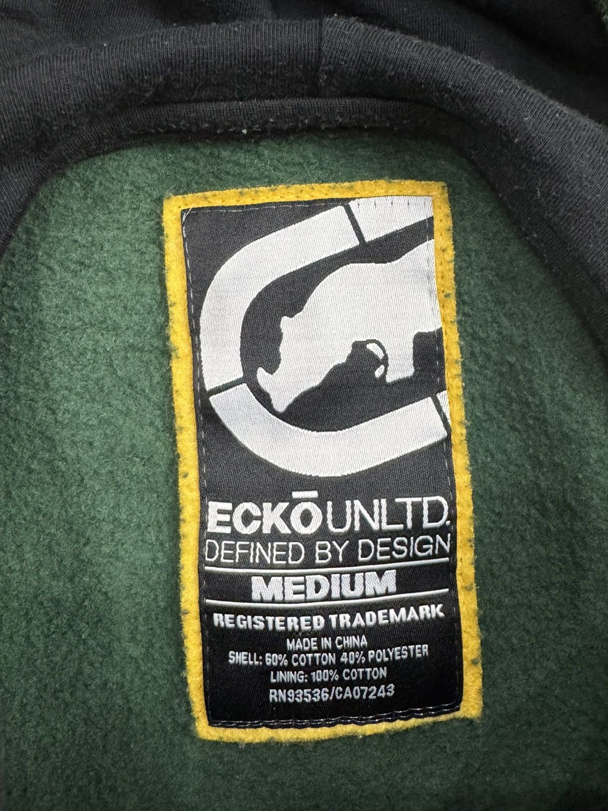 Ecko Unltd. Vintage Y2K Ecko Unltd Hoodie Big Logo Rap Style Size US M / EU 48-50 / 2 - 2 Thumbnail