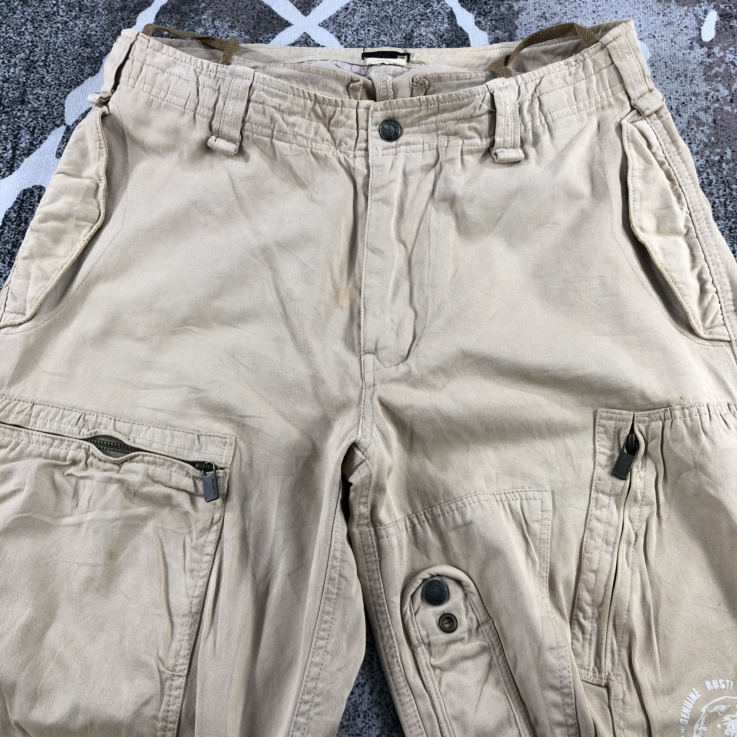 Rusty Rusty Cargo Pants Multi Pocket Tactical Trousers Size US 32 / EU 48 - 3 Thumbnail