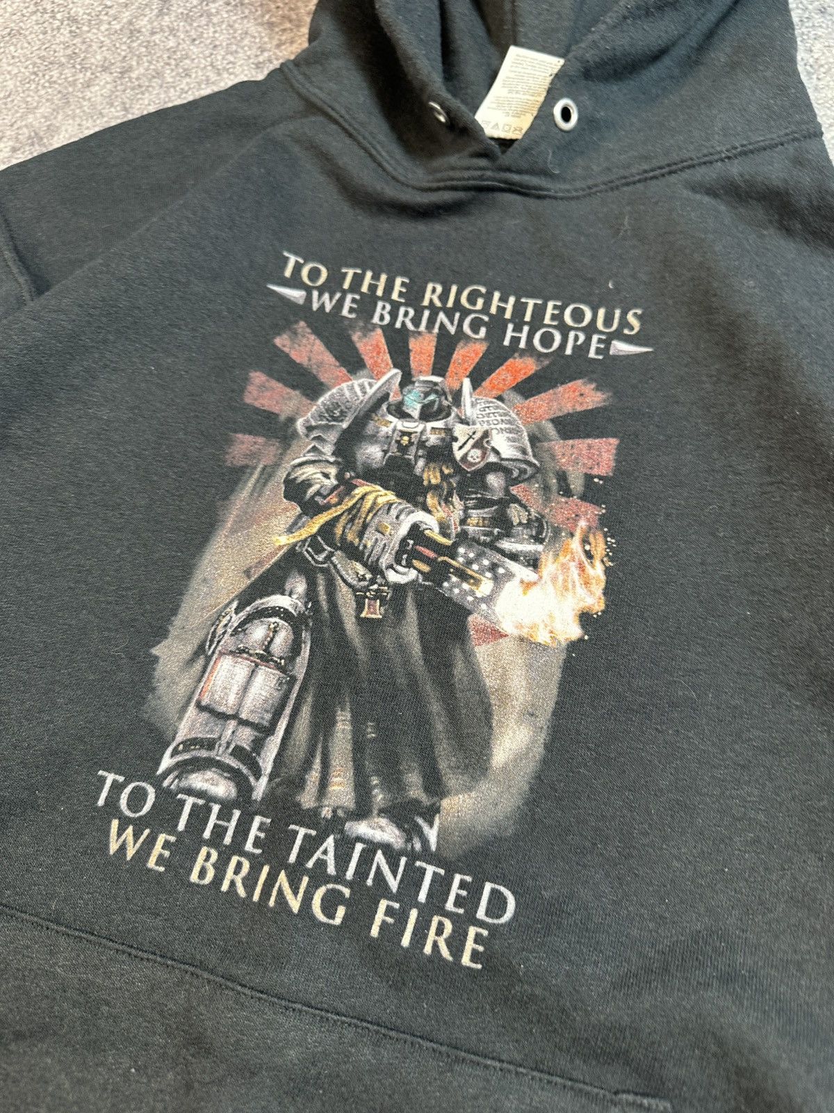 The Game × Vintage Vintage Warhammer 40k Art Logo Hoodie Streetwear Rare M USA Size US M / EU 48-50 / 2 - 5 Thumbnail