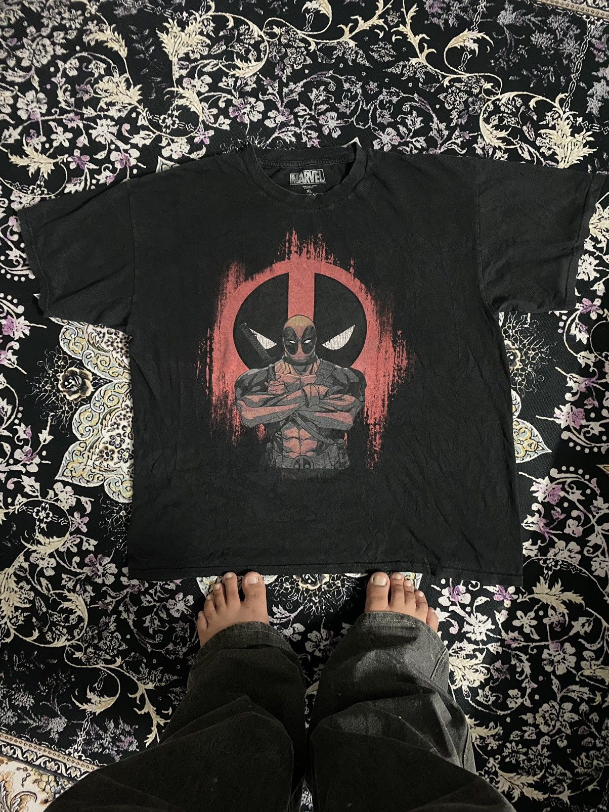 Cartoon Network × Japanese Brand × Marvel Comics Y2k Marvel Hero Screen on the middle shirt 🚀 Size US XL / EU 56 / 4 - 2 Thumbnail