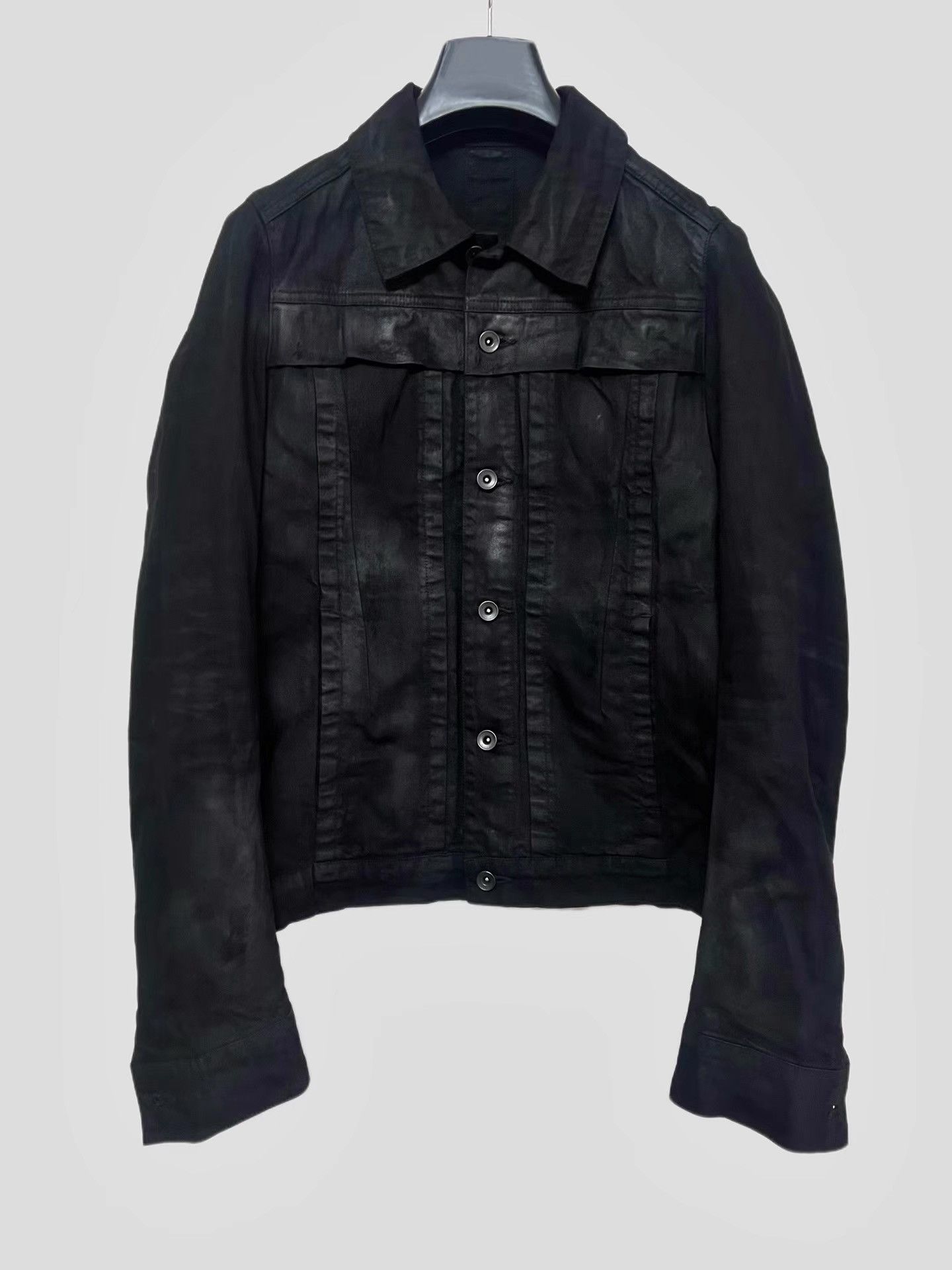 JULIUS 15aw sphere jaket α Julius Julius FW15 Sphere Waxed Denim Jacket | Grailed