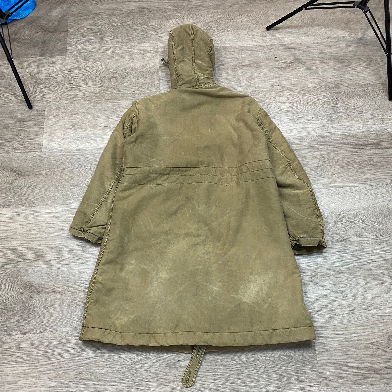 Vintage VTG WWII Military Talon Zipper Fur Lined Hooded Parka XL Size US XL / EU 56 / 4 - 3 Thumbnail