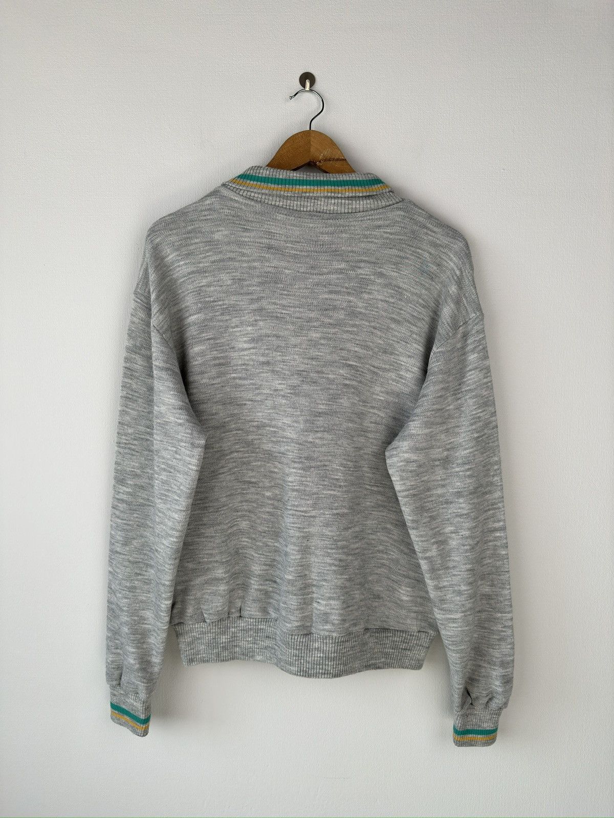 Adidas 80s Vintage ADIDAS Big Logo Sweatshirt made in Korea Size US M / EU 48-50 / 2 - 2 Thumbnail