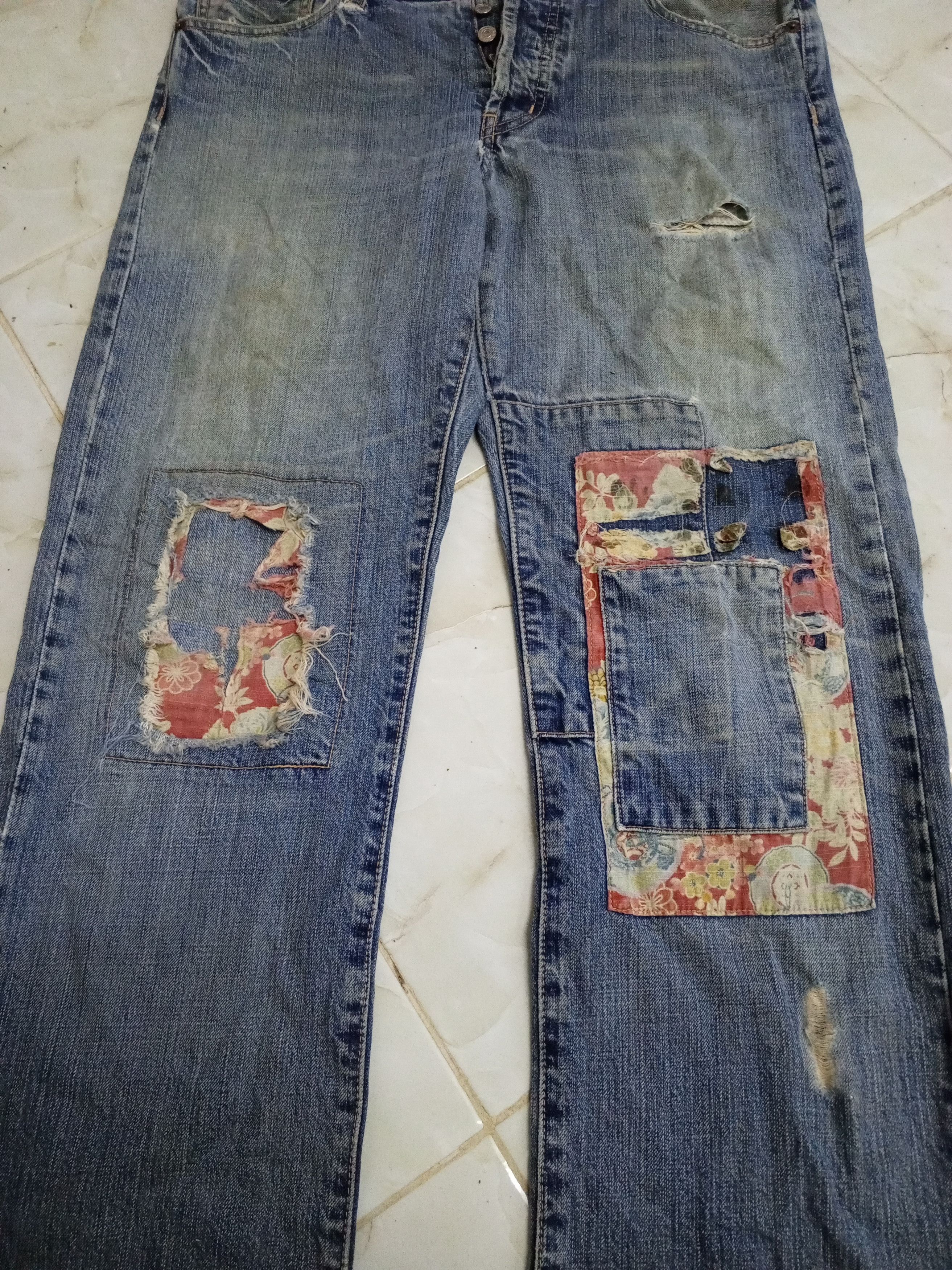 Japanese Brand × Takeo Kikuchi Takeo kikuchi JAPANBRANDS jeans rare design Size US 36 / EU 52 - 3 Thumbnail