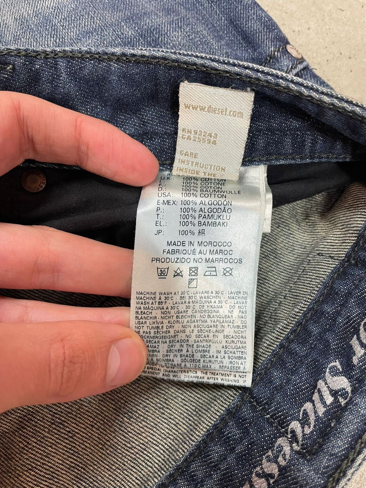 Diesel Vintage Diesel Distressed Denim Jeans Size US 32 / EU 48 - 12 Thumbnail