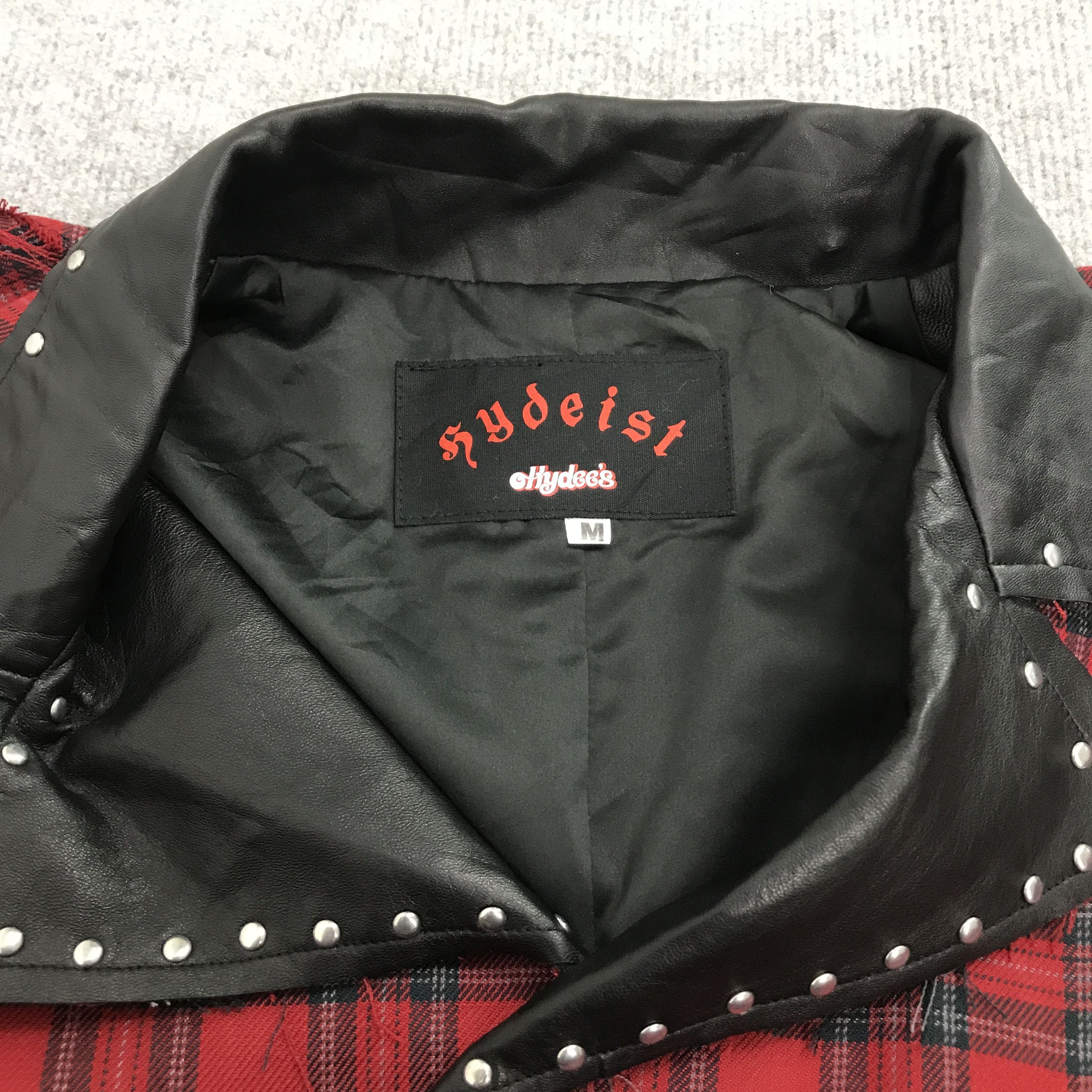 Japanese Brand SYDEIST HYDEES FLANNEL DESIGN PUNK STYLE COAT JACKET Size US M / EU 48-50 / 2 - 10 Thumbnail