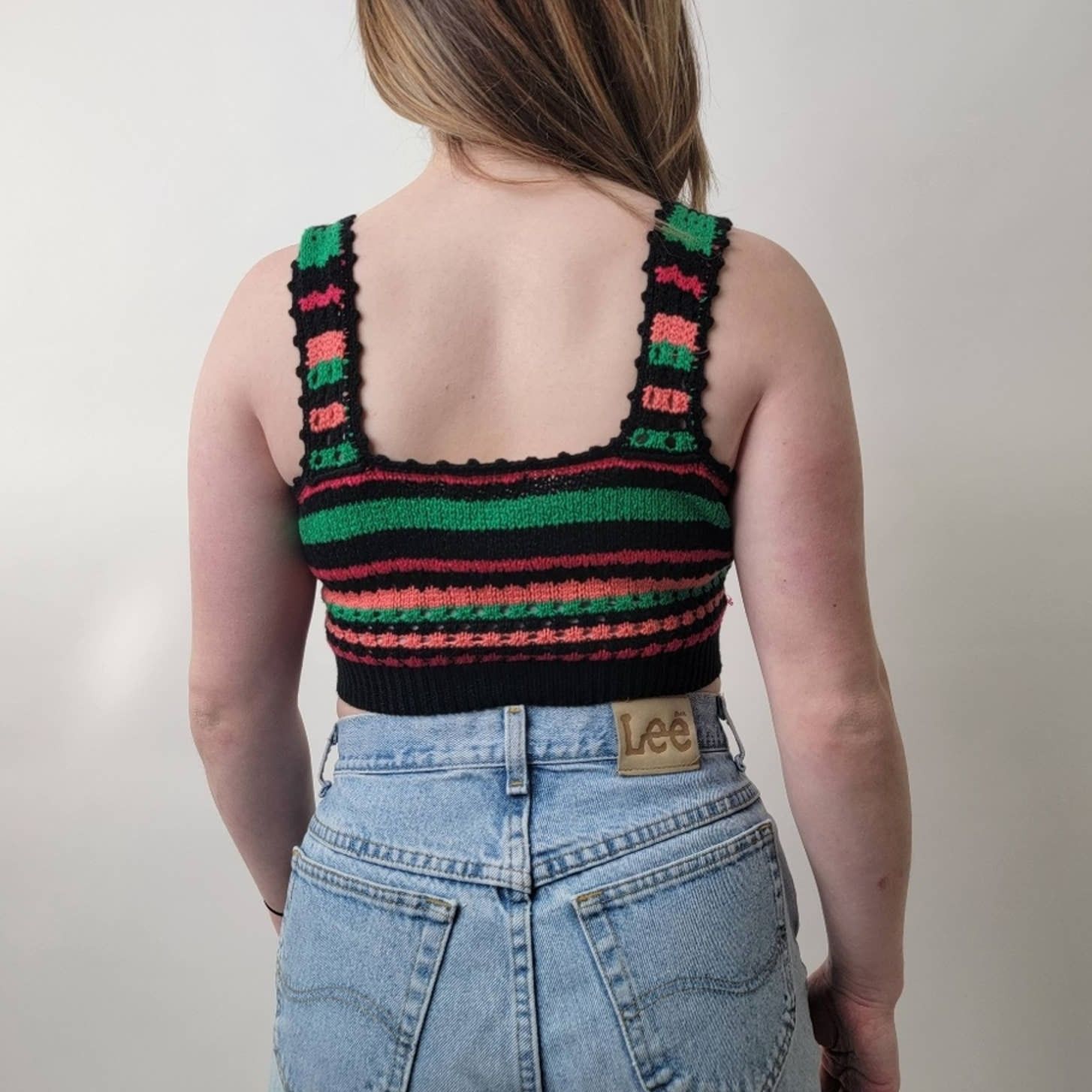 Handmade Handmade Crochet Knit Crop Top - S/M Size M / US 6-8 / IT 42-44 - 3 Thumbnail