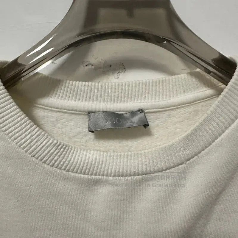 Dior Dior White Cotton Men's Sweatshirt with Bee . Size US XS / EU 42 / 0 - 3 Thumbnail
