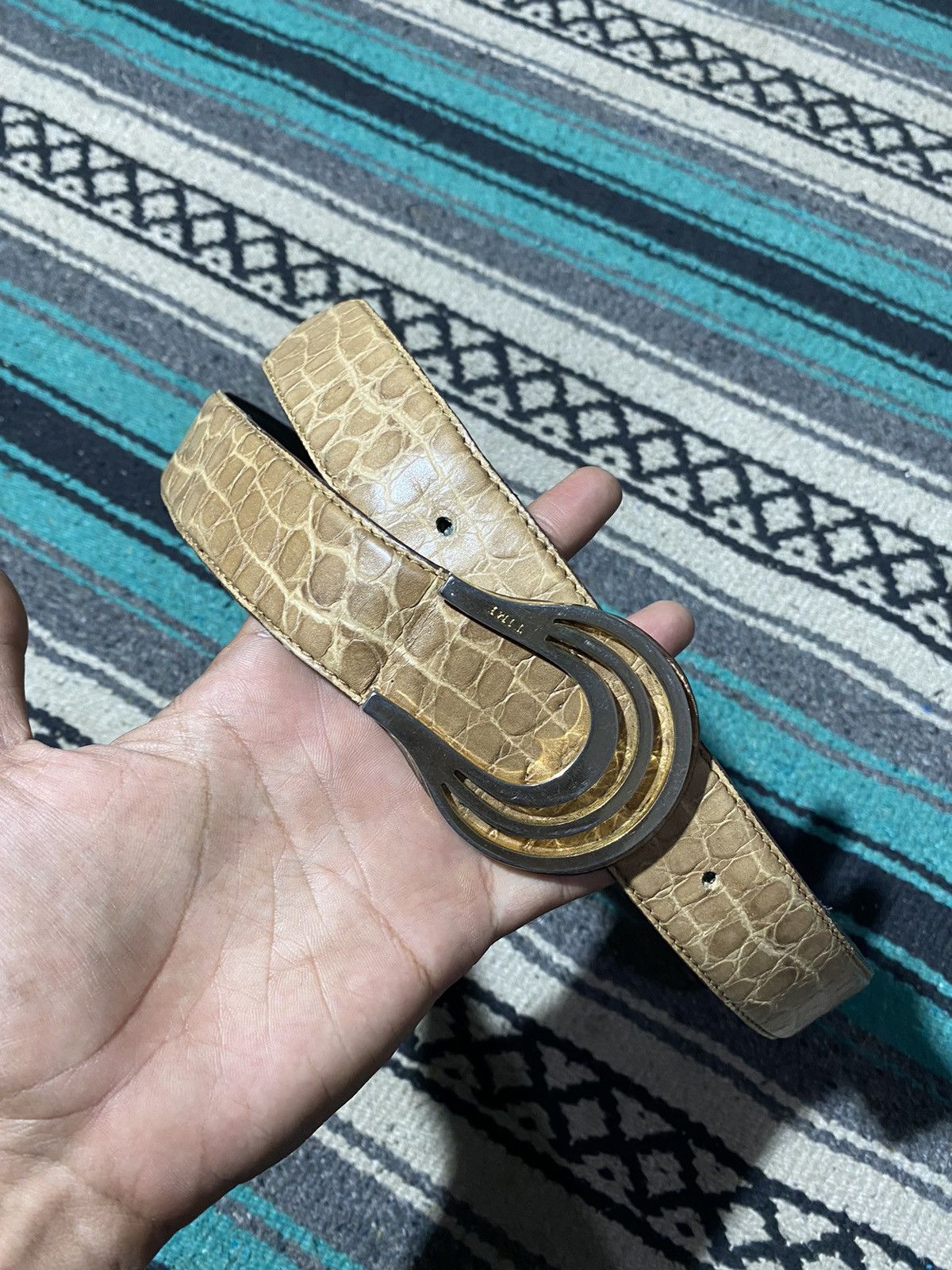 If Six Was Nine 2000s Time - Belt Snakeskin Kmrii Style Size ONE SIZE - 6 Thumbnail