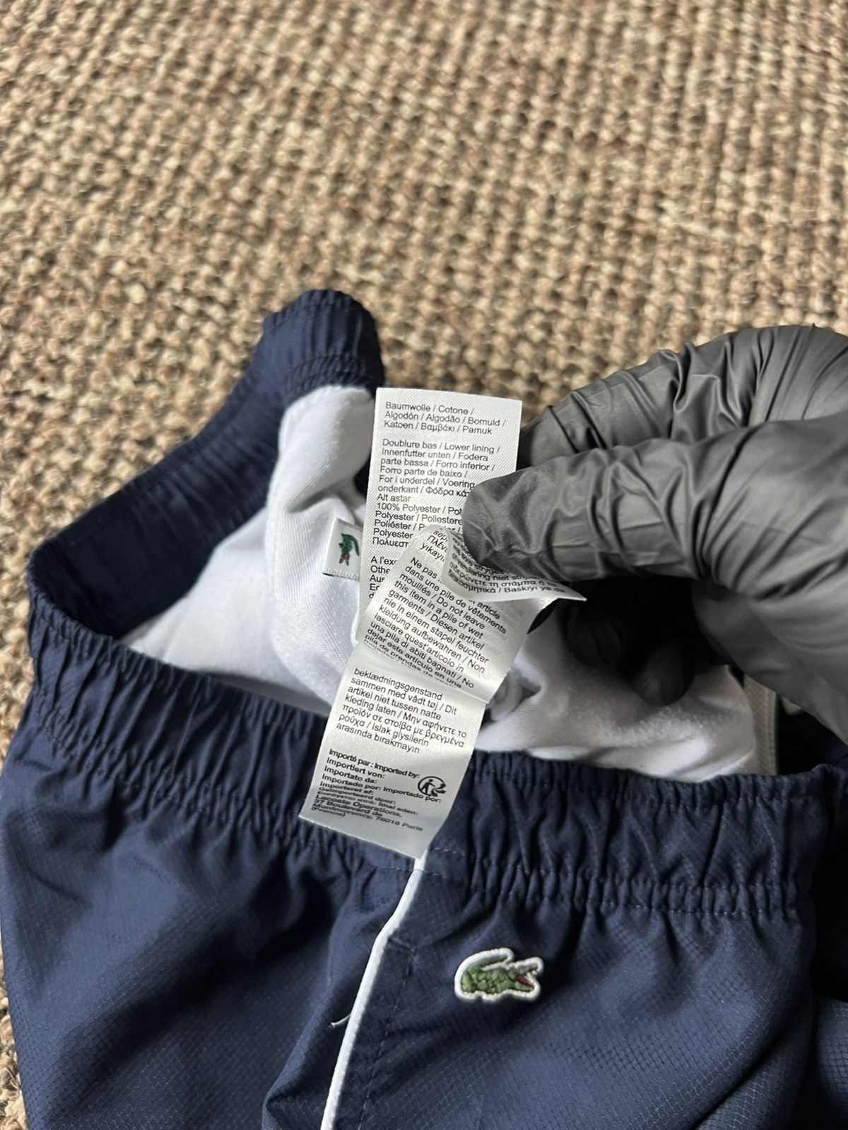 Lacoste Vintage Lacoste Track Pants Sportswear Size S Drill Size US 30 / EU 46 - 10 Thumbnail