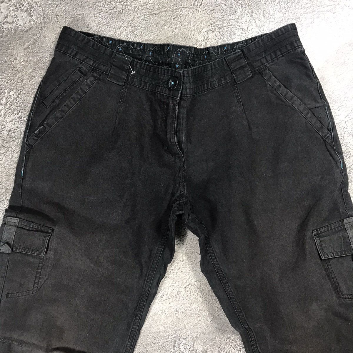 Vintage Vintage Y2K Faded Black Baggy Cargo Pants Tactical Streetwea Size 30" / US 8 / IT 44 - 5 Thumbnail