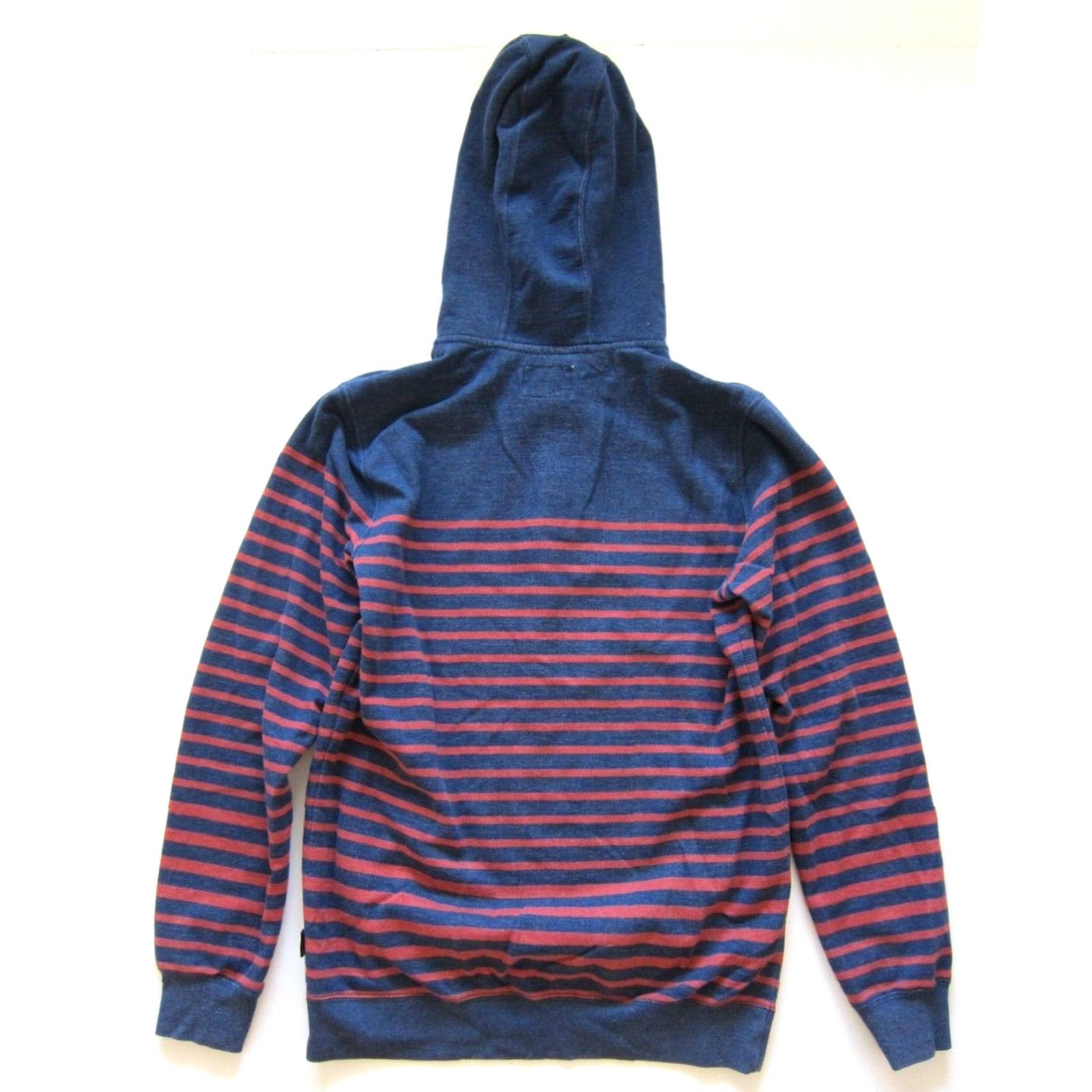 Quiksilver Quiksilver Sweatshirt Pullover Hooded Pocket Blue Red Stripe Men Size Small Size US S / EU 44-46 / 1 - 2 Thumbnail