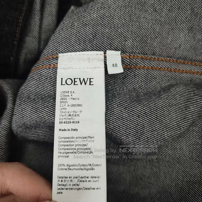 Loewe Loewe Distressed floral denim jacket Size US M / EU 48-50 / 2 - 4 Thumbnail