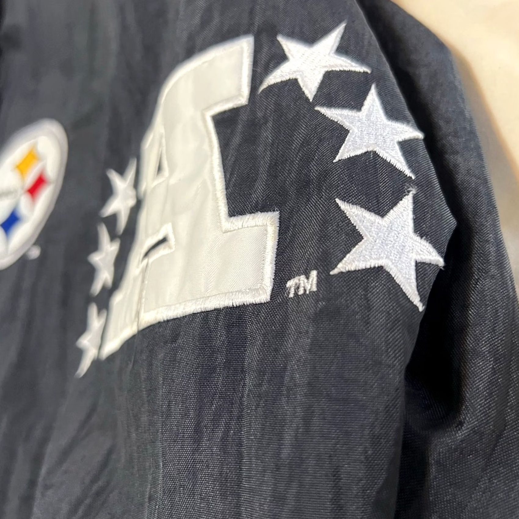 Logo Athletic VINTAGE Logo Athletic NFL Pro Line Pittsburgh Steelers Jacket Size US XL / EU 56 / 4 - 4 Thumbnail