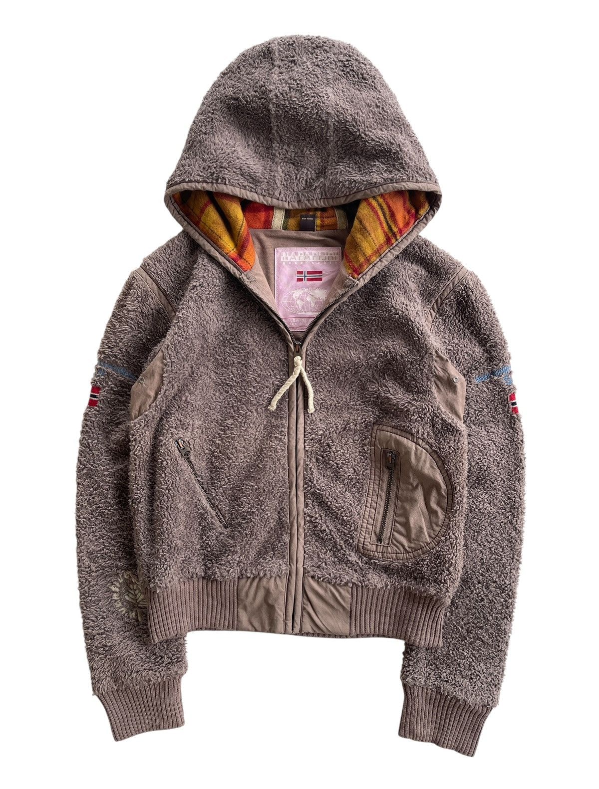 Napapijiri Teddy Fleece Hoodie Jacket