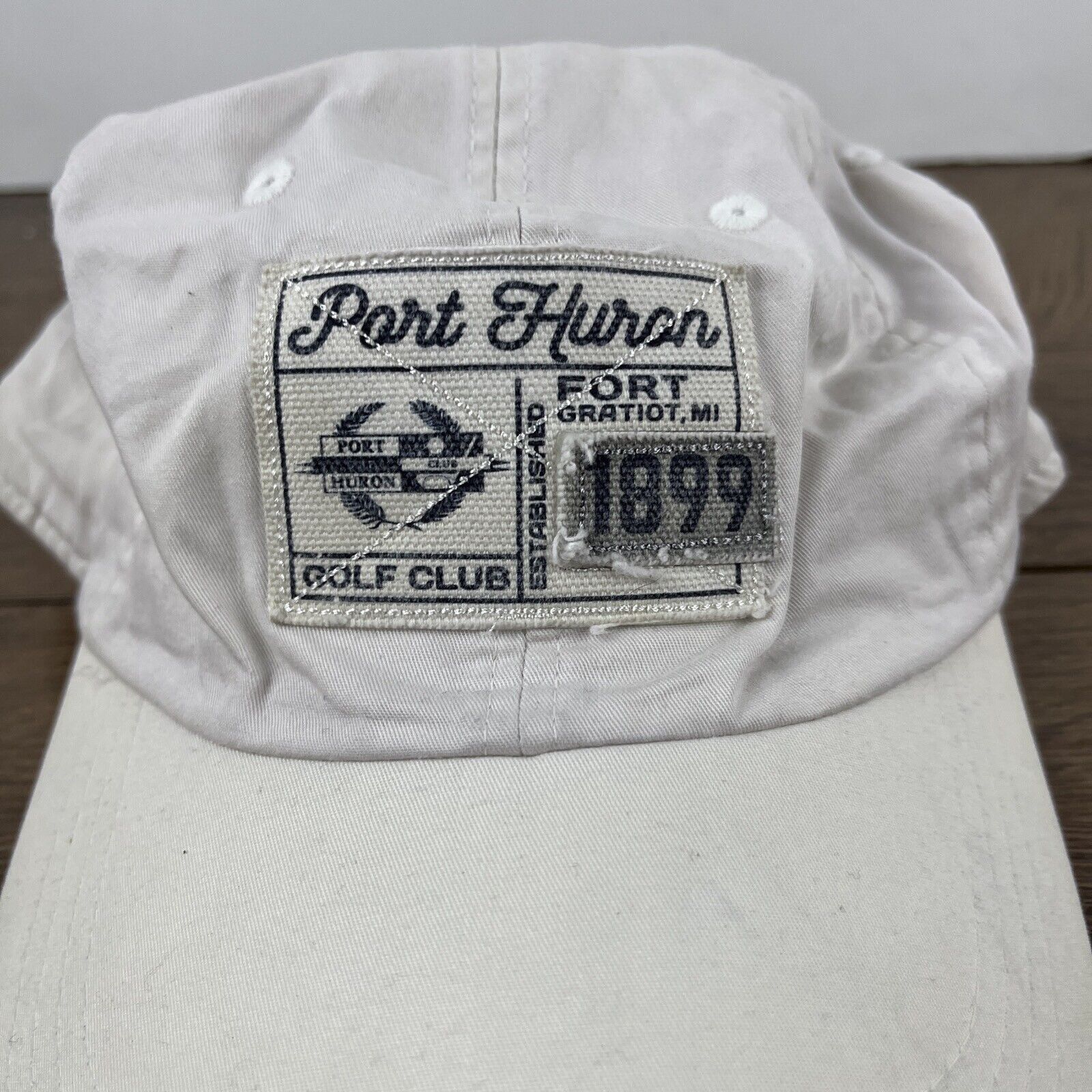 Other Port Huron Hat Fort Gratiot Michigan White Hat Adjustable Wh Size ONE SIZE - 9 Thumbnail