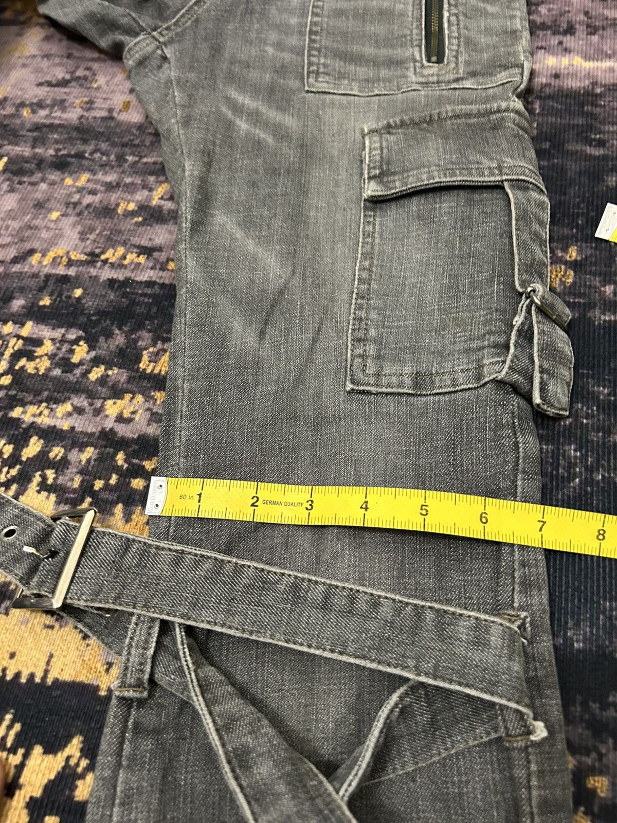 Tete Homme Japanese Bondage Cargo Flare Jeans Size US 30 / EU 46 - 19 Thumbnail