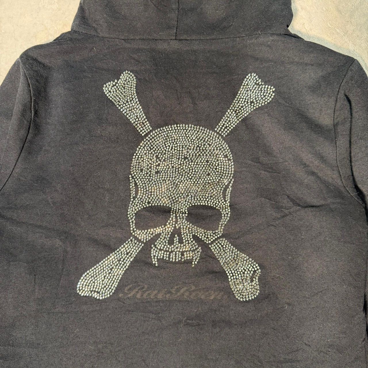 Roen RAT ROEN Skull & Rhinestone Hoodie LGB Japanese Rock Size US L / EU 52-54 / 3 - 9 Thumbnail