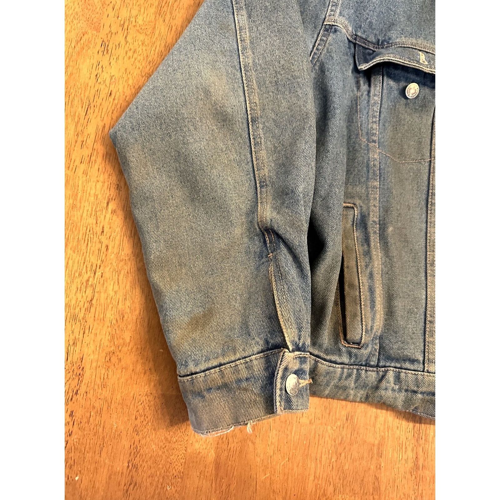 Wrangler VINTAGE Wrangler Hero Blanket Lined Denim Jacket XL Men Blue Bomber Western Lined Jacket Size US XL / EU 56 / 4 - 6 Thumbnail