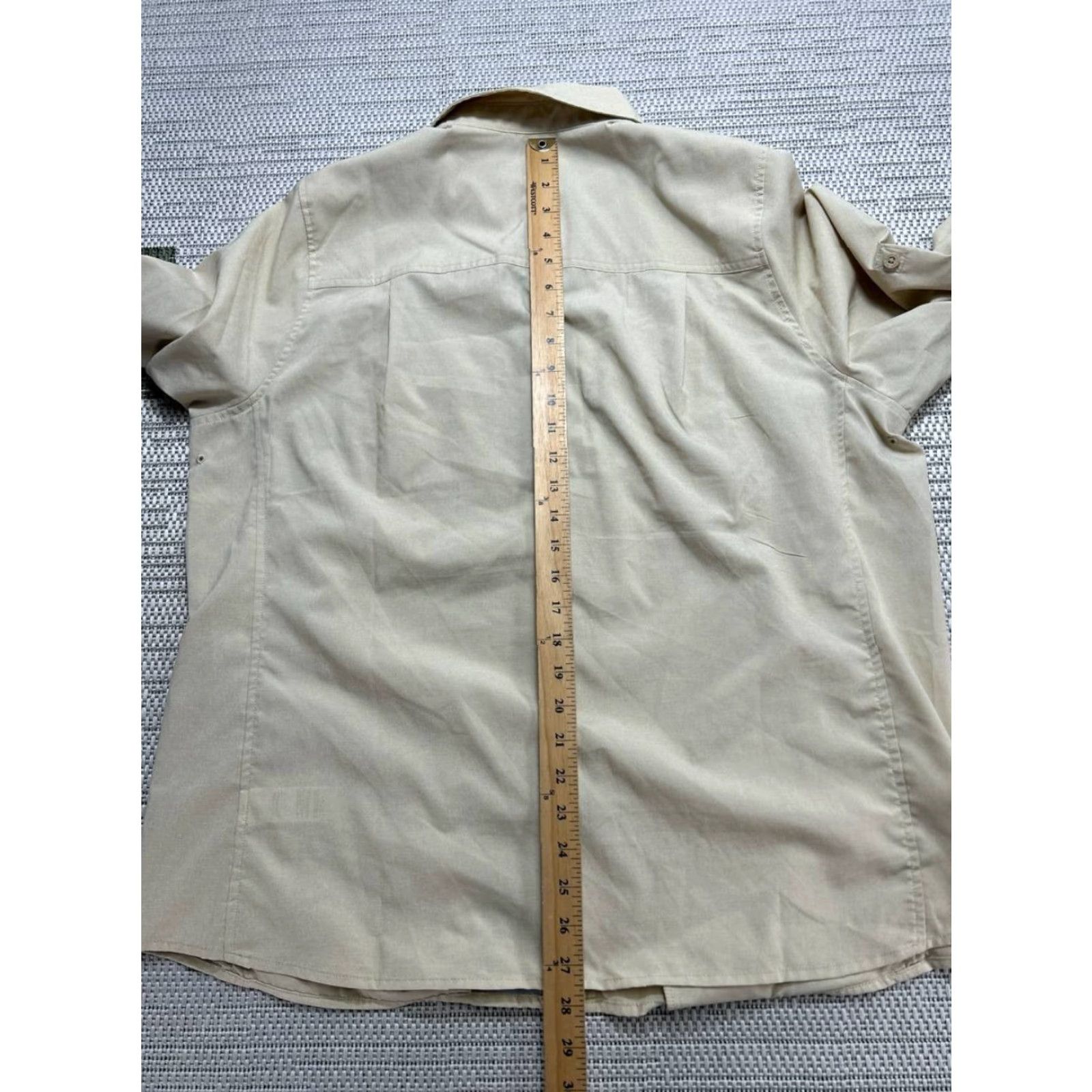 Vintage L.L.Bean Shirt Womens 1X Beige Button Up Shirt Womens 1X Beige Button Up Size XL / US 12-14 / IT 48-50 - 7 Thumbnail