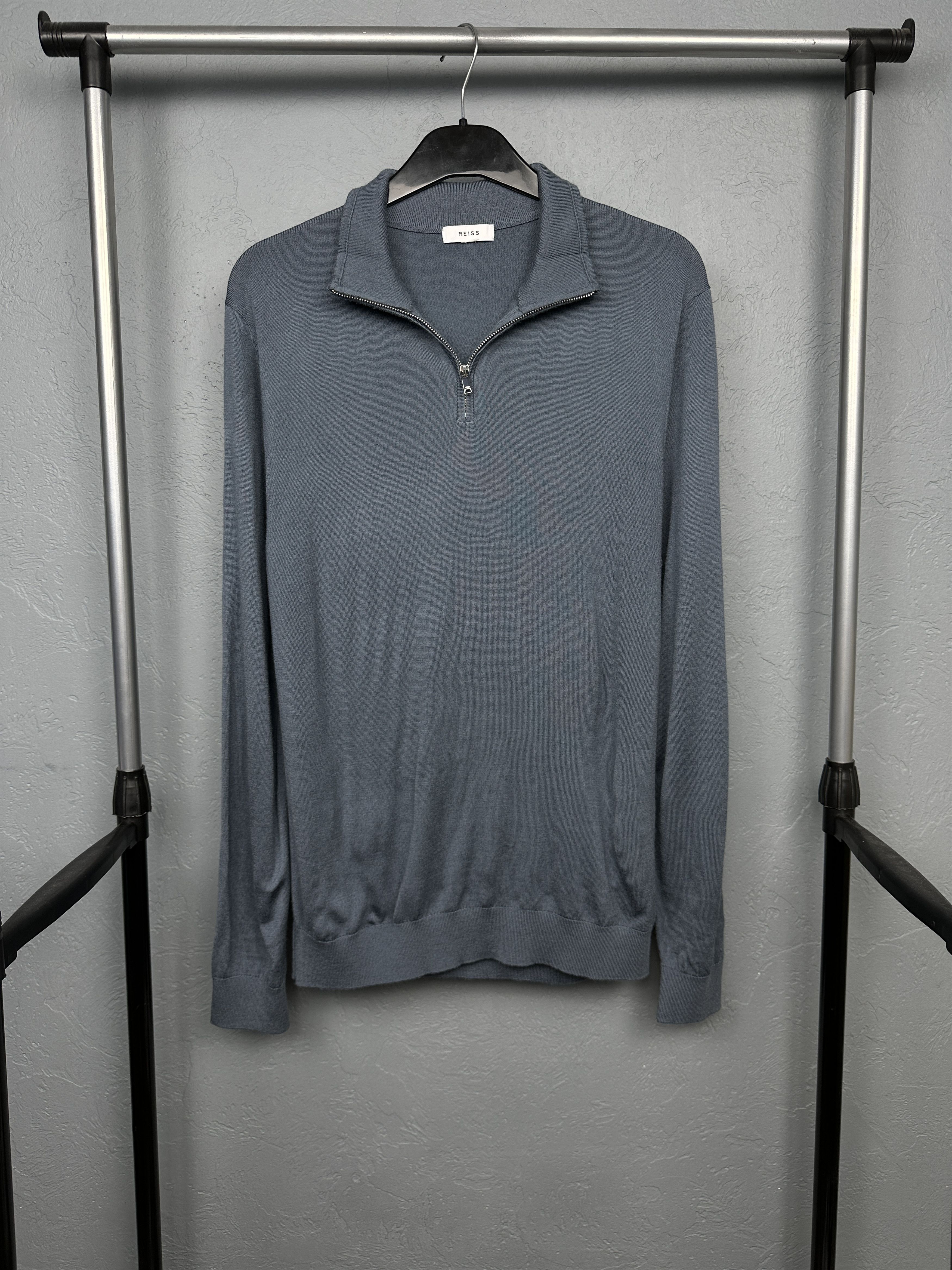 Reiss Reiss Mens Wool Quarter 1\4 Zip Sweater Size US M / EU 48-50 / 2 - 1 Thumbnail