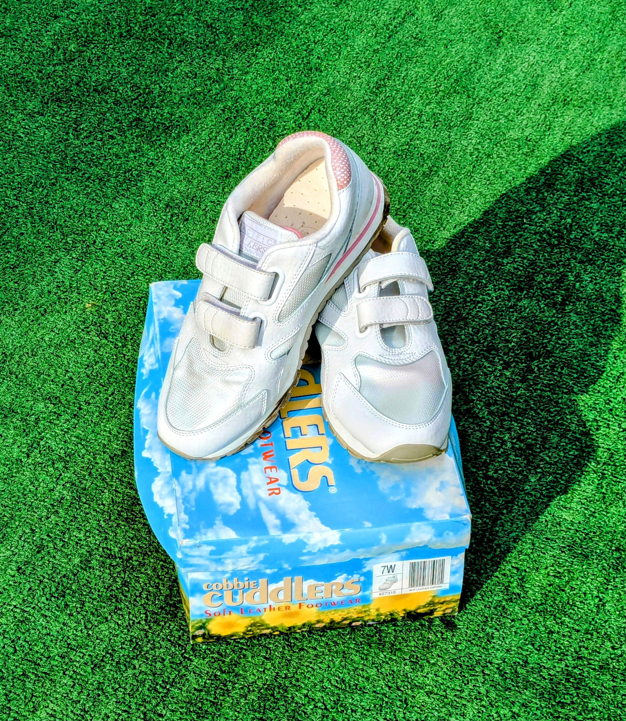 Vintage VTG Cobbie Cuddlers Pacific Walkers Leather Oxford Shoes Size US 7 / IT 37 - 1 Thumbnail