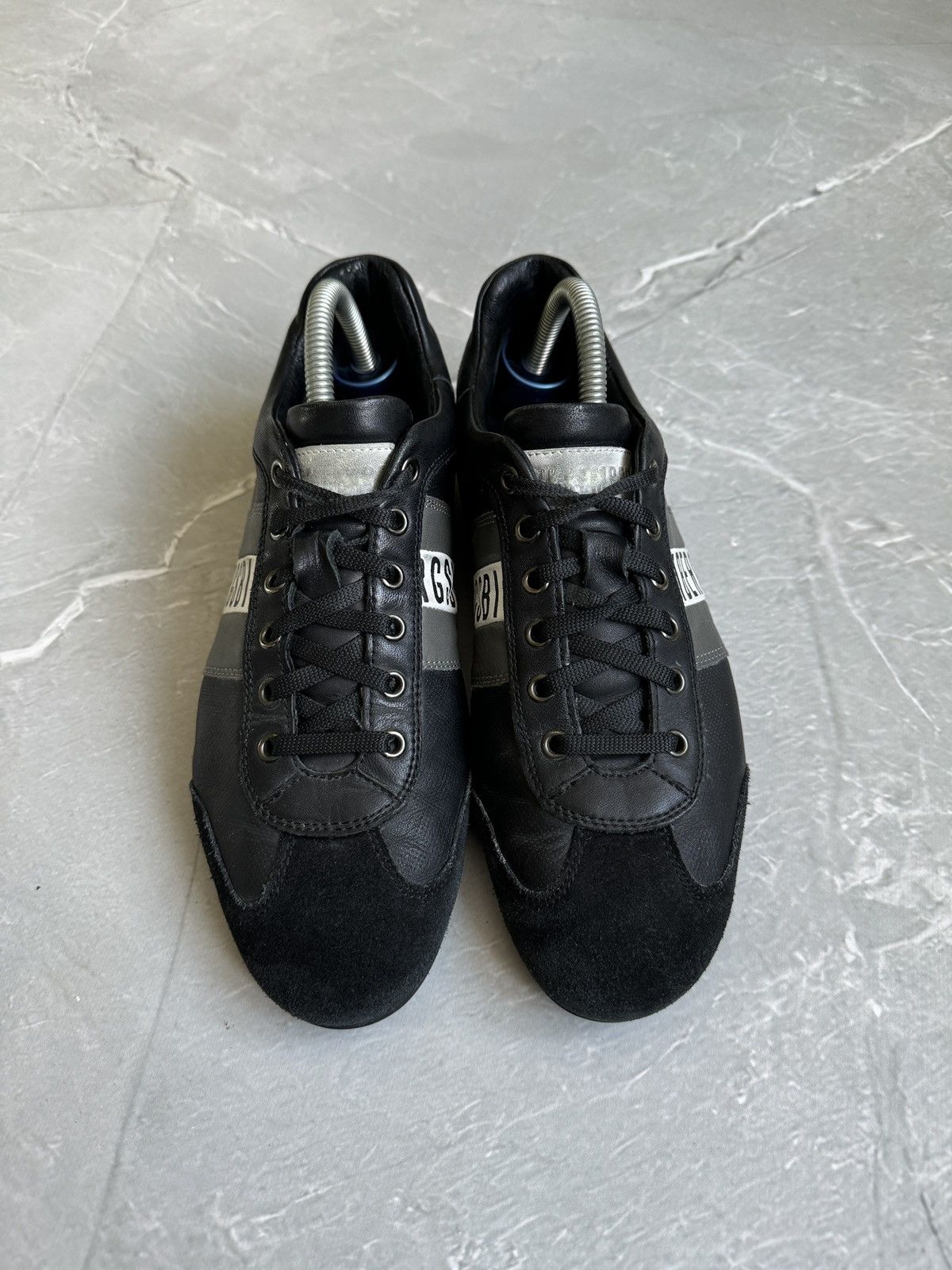 Dirk Bikkembergs Vintage Dirk Bikkembergs Leather Sneakers Japan Avantgarde Size US 7 / EU 40 - 4 Thumbnail