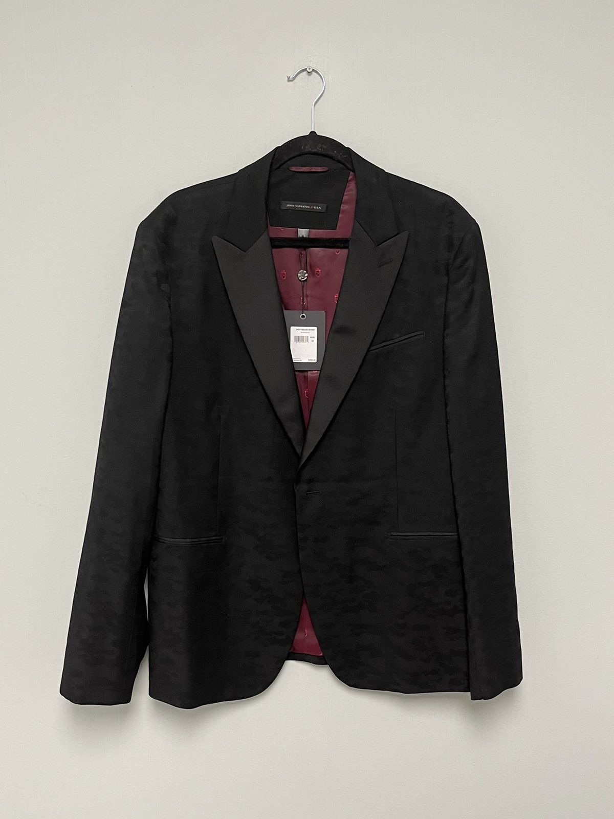 John Varvatos One Button Jacquard Jacket. Size EU 54 USA 44 Size US L / EU 52-54 / 3 - 10 Thumbnail