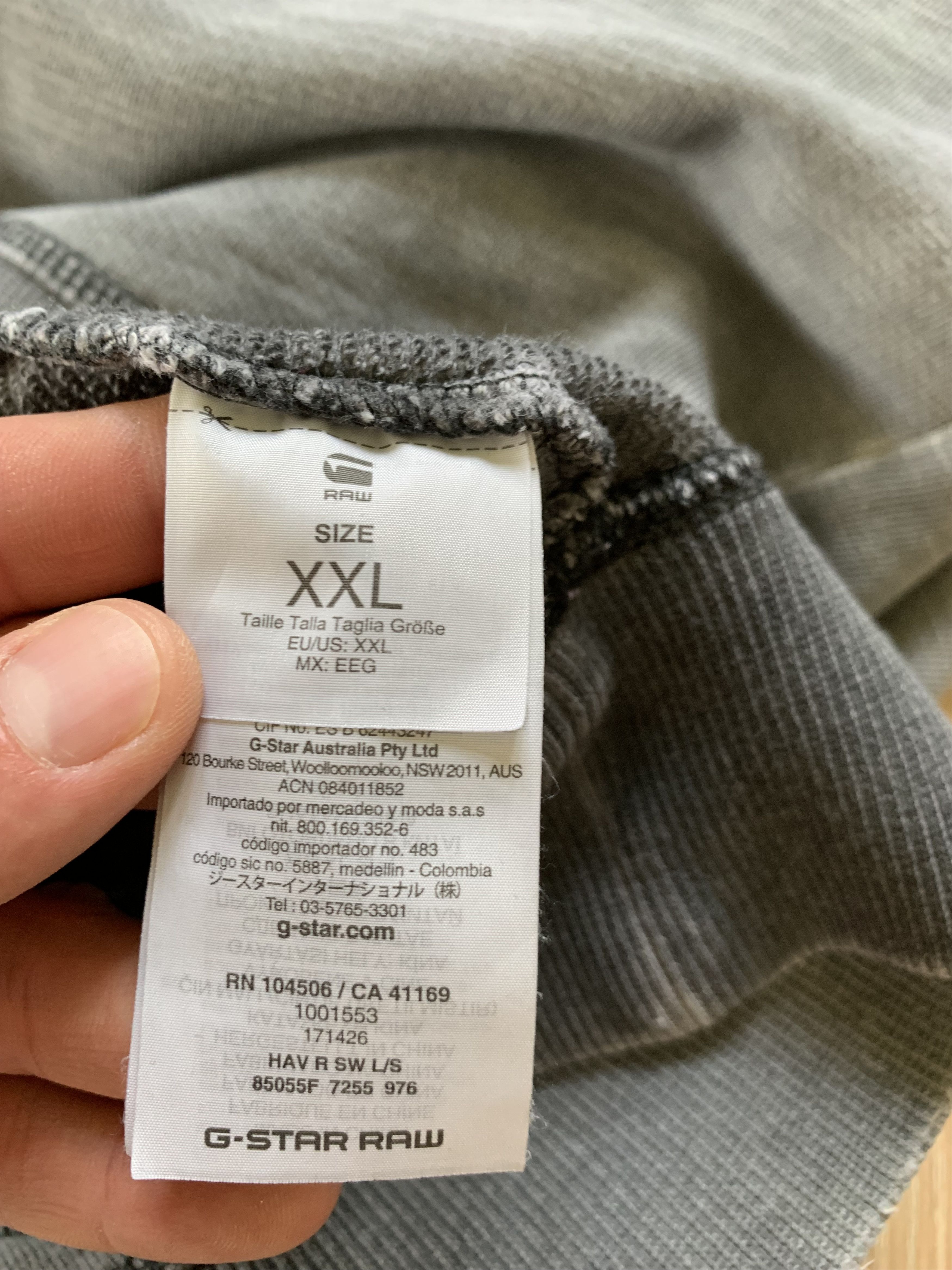G-Star G Star Raw Grey Sweatshirt Size US XXL / EU 58 / 5 - 7 Thumbnail