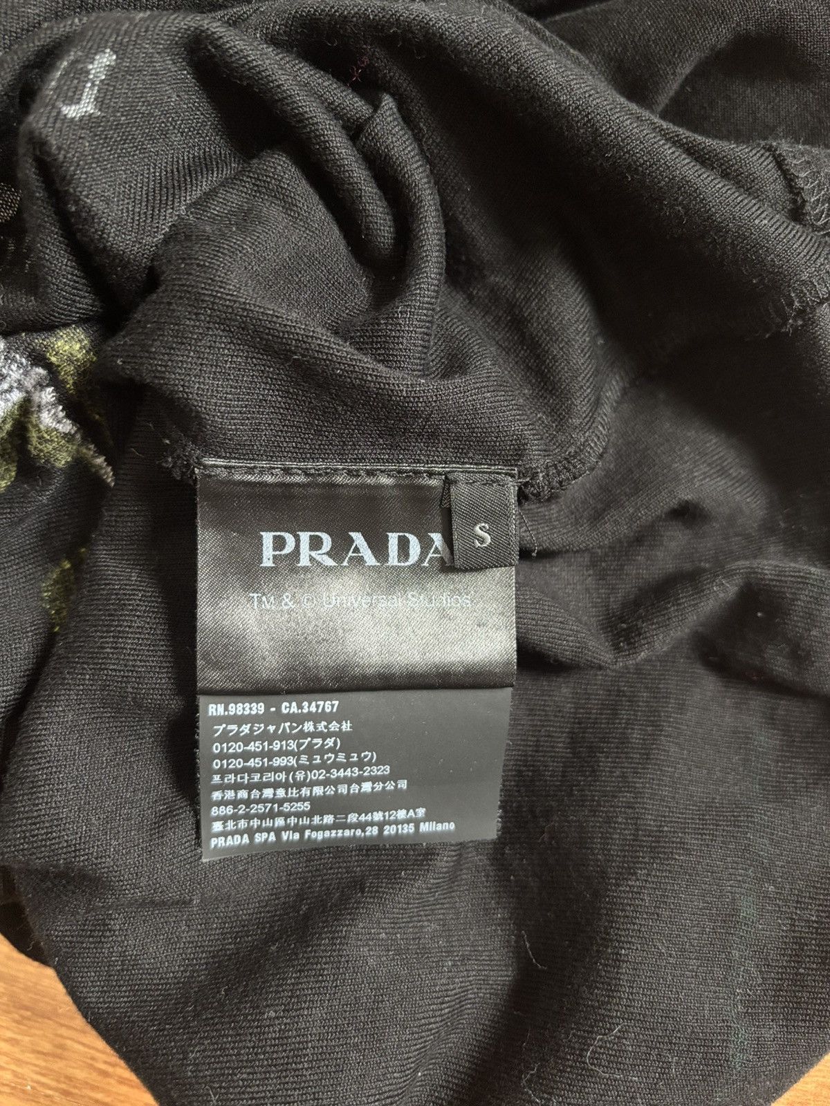 Prada × Universal Studios Prada x Frankenshtein tee t-shirt embroidered logo F/W19 Size US S / EU 44-46 / 1 - 5 Thumbnail