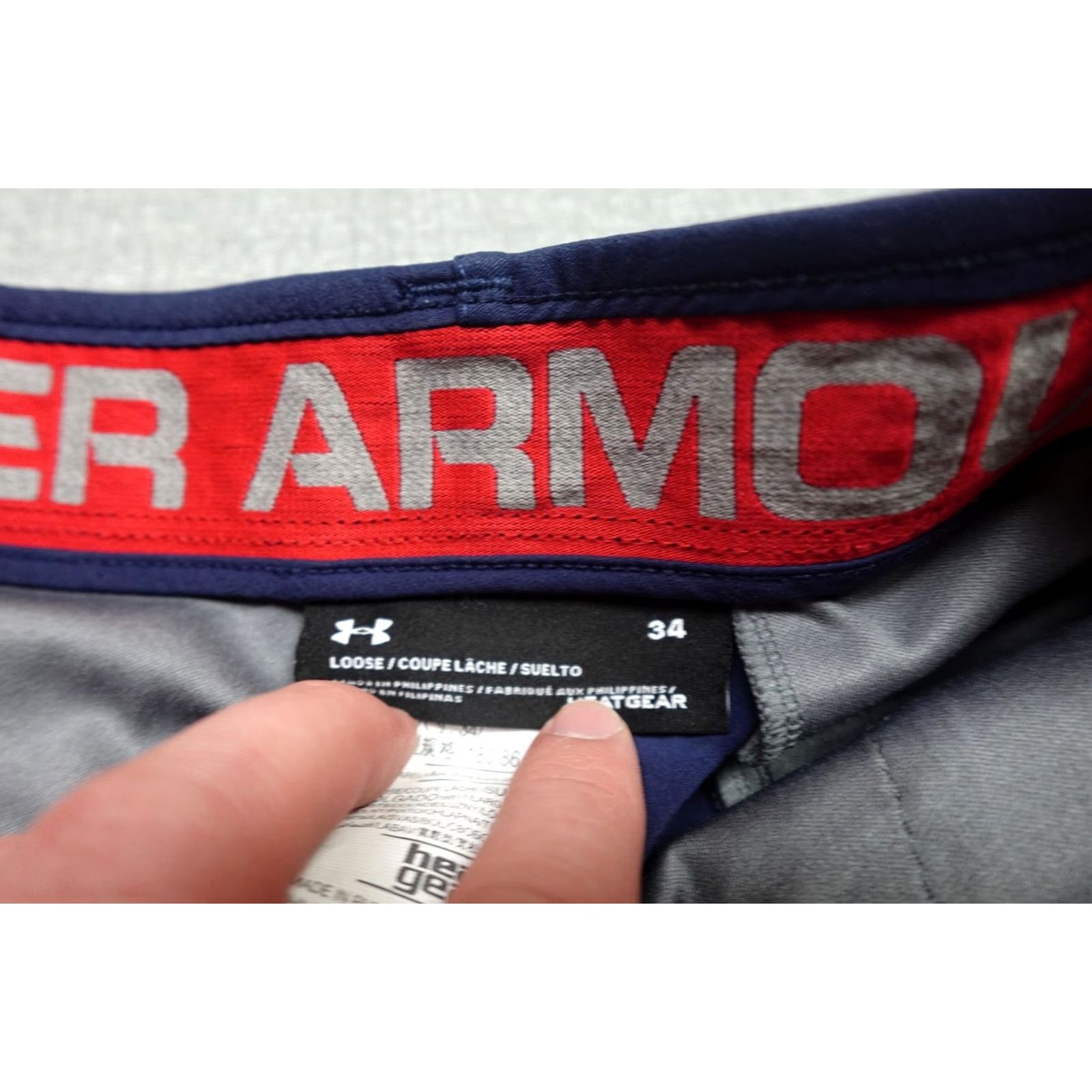 Under Armour Under Armour Shorts Mens 34 Blue Chino HeatGear Stretch 10 Inseam Golf Comfort Size US 34 / EU 50 - 7 Thumbnail
